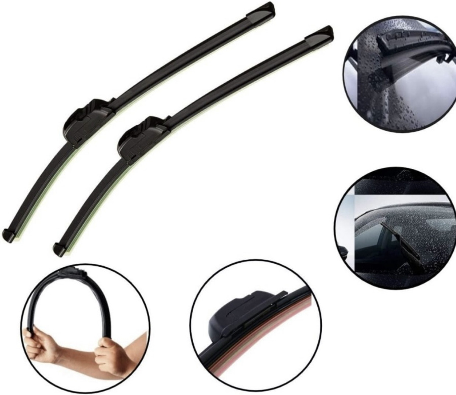 Image of GENFRID Natural Rubber Wiper Blade Windshield Wiper