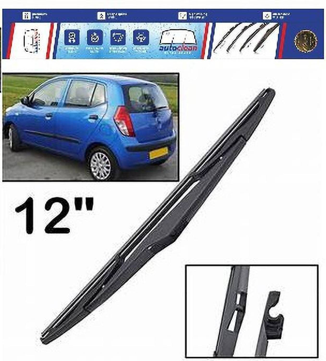 AutoClean REAR WIPER BLADE FOR I-10 Rear Window Wiper