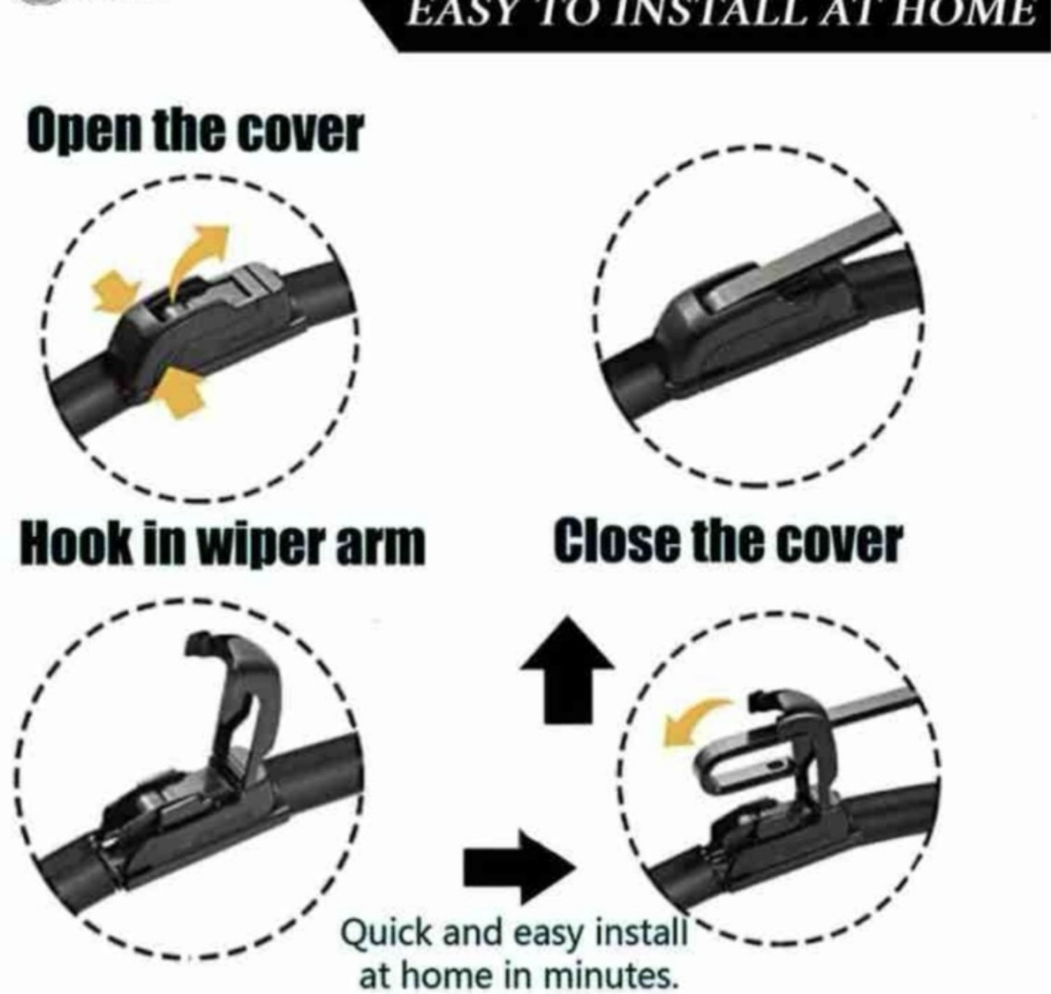 Image of GENFRID Natural Rubber Wiper Blade Windshield Wiper