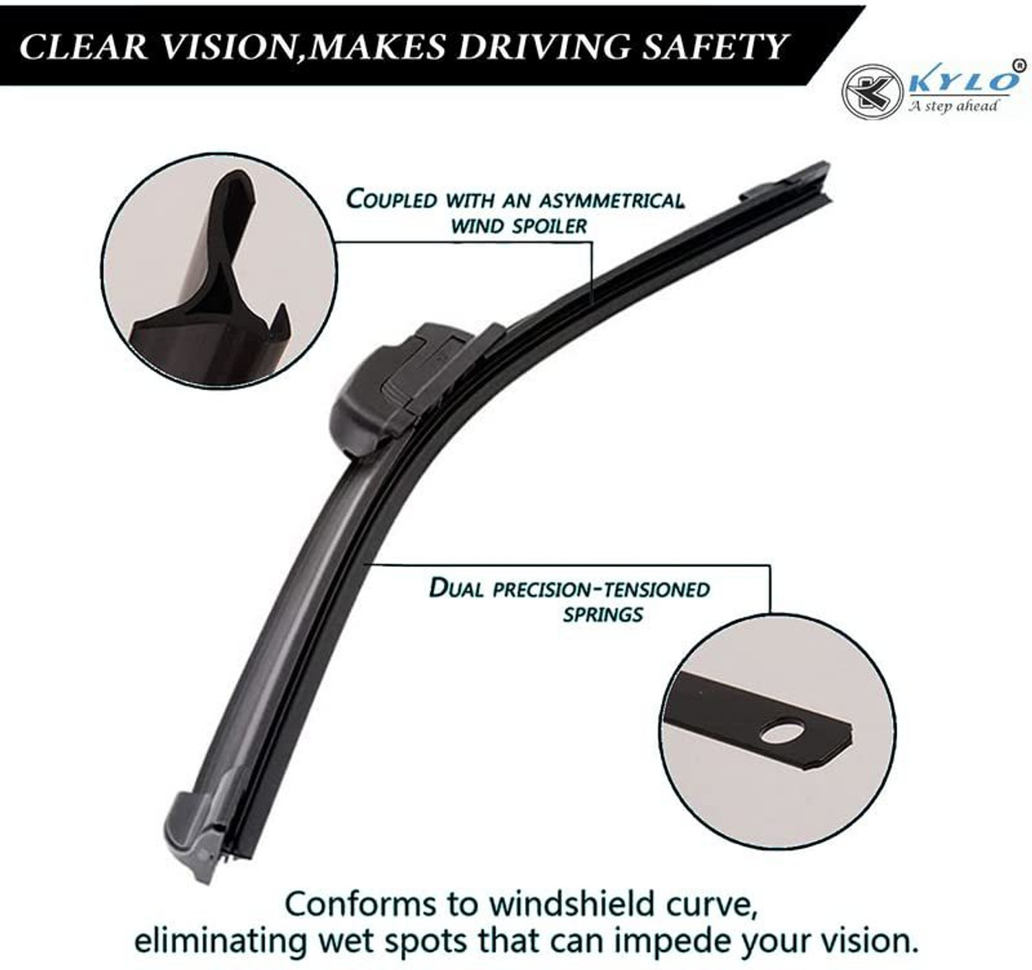 Image of KYLO Front Windshield Wiper Windshield Wiper