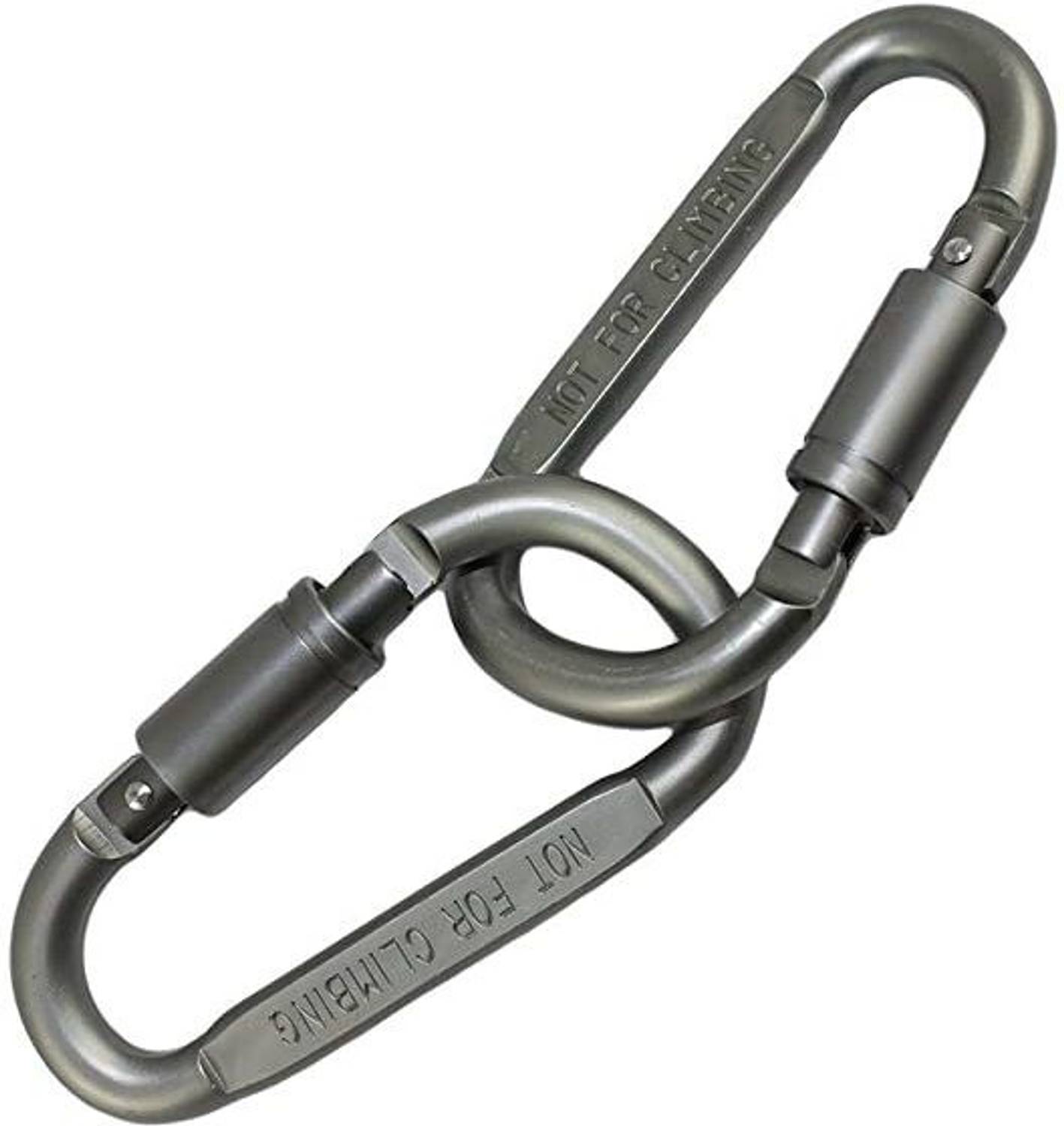 Add Gear 3 Inch Imported Aluminium Alloy Spring Snap Link Hook Locking Carabiner