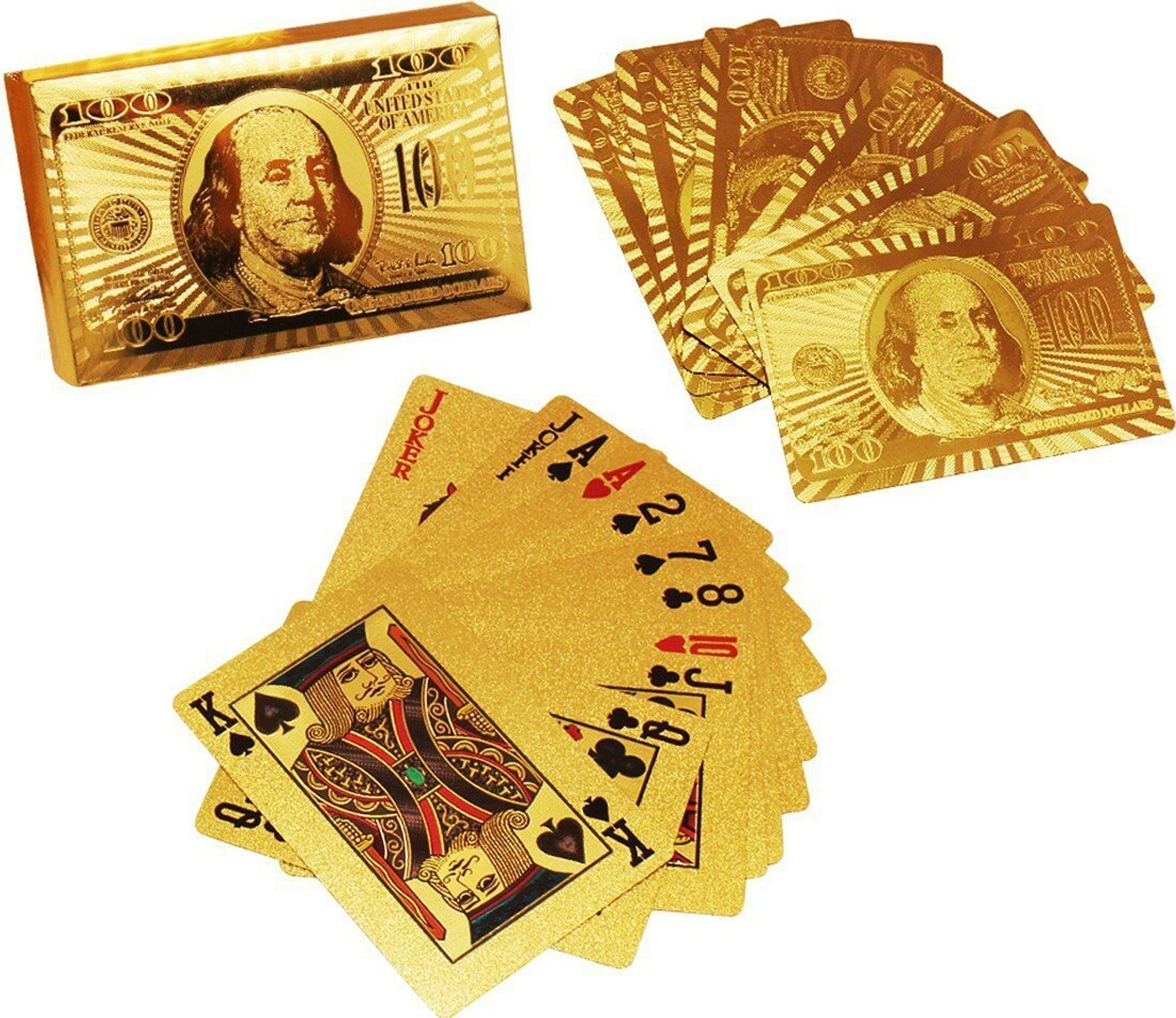 Image of Imperio 24K Gold Plated Playing Cards