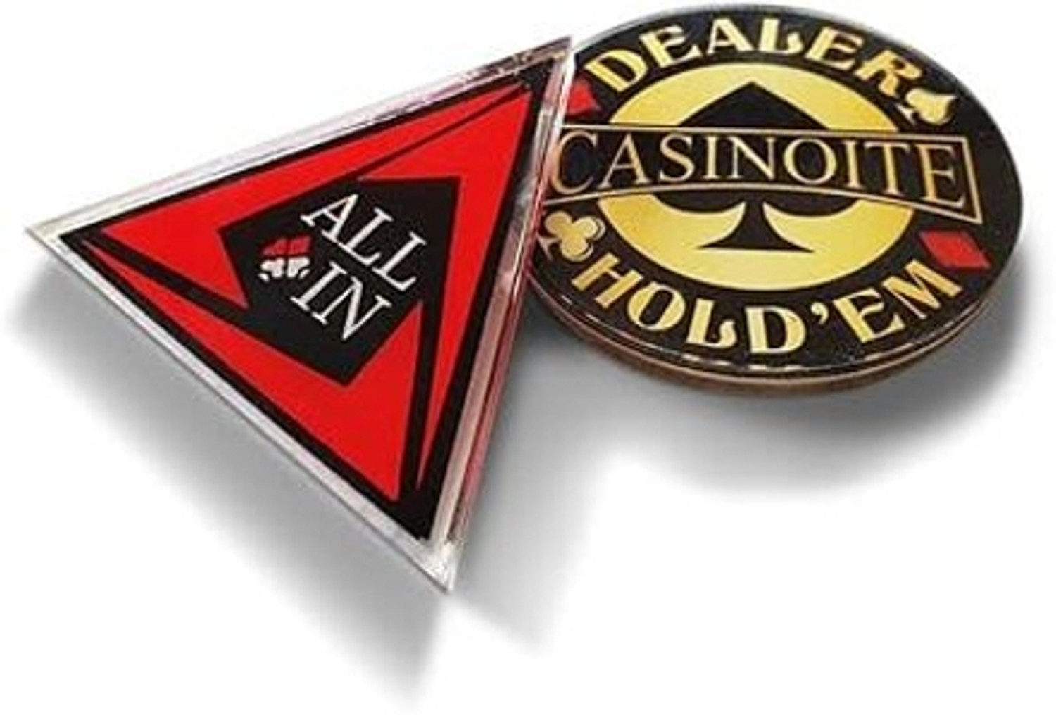 Image of Casinoite Billium Clay 300 Poker Chips Set without Denomination Silver