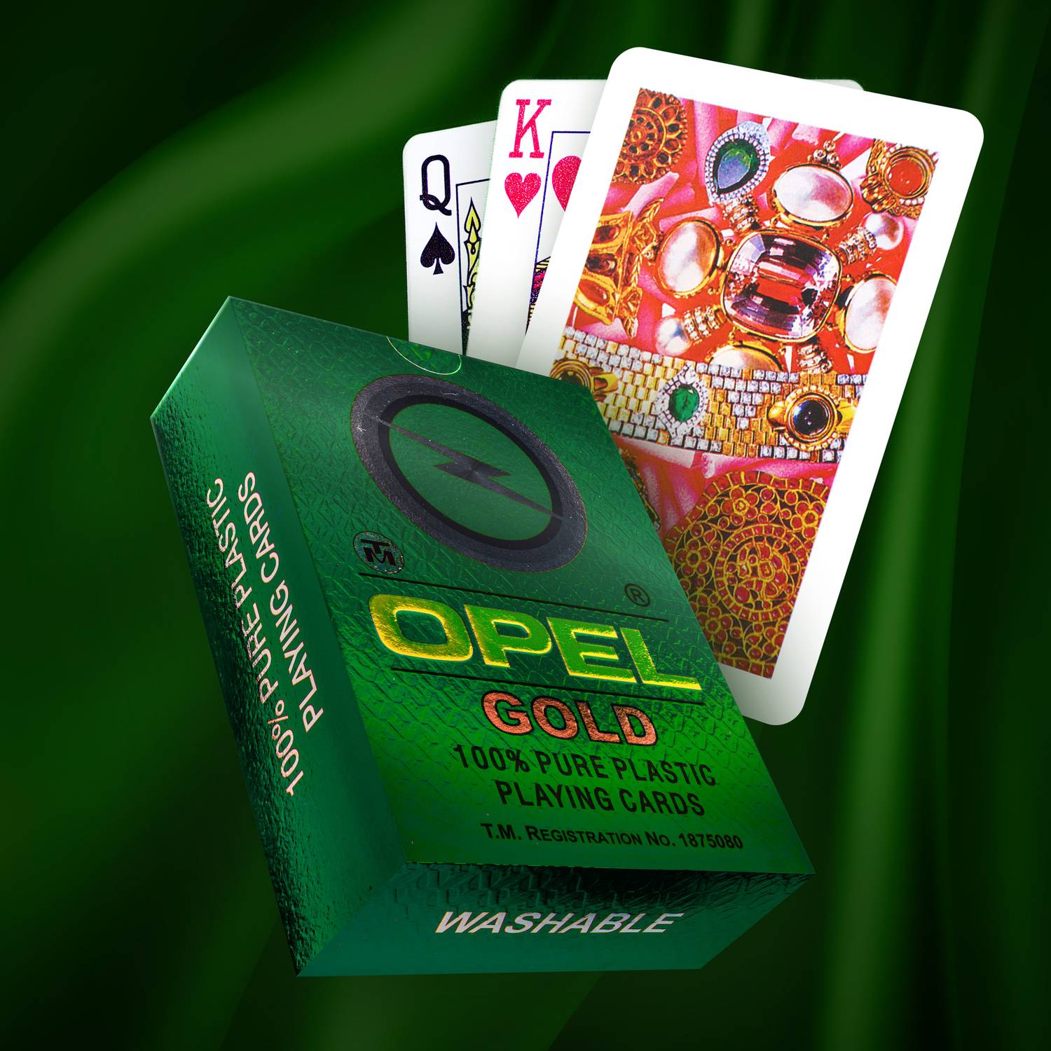 Emperor Opel Gold 100% Pure Plastic Playing Cards Game
