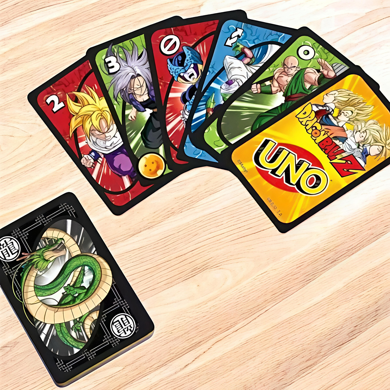 Image of Thrifx UNO Card Game Combo | UNO Dragon Ball Z + UNO Minecraft | Anime & Gaming Cards