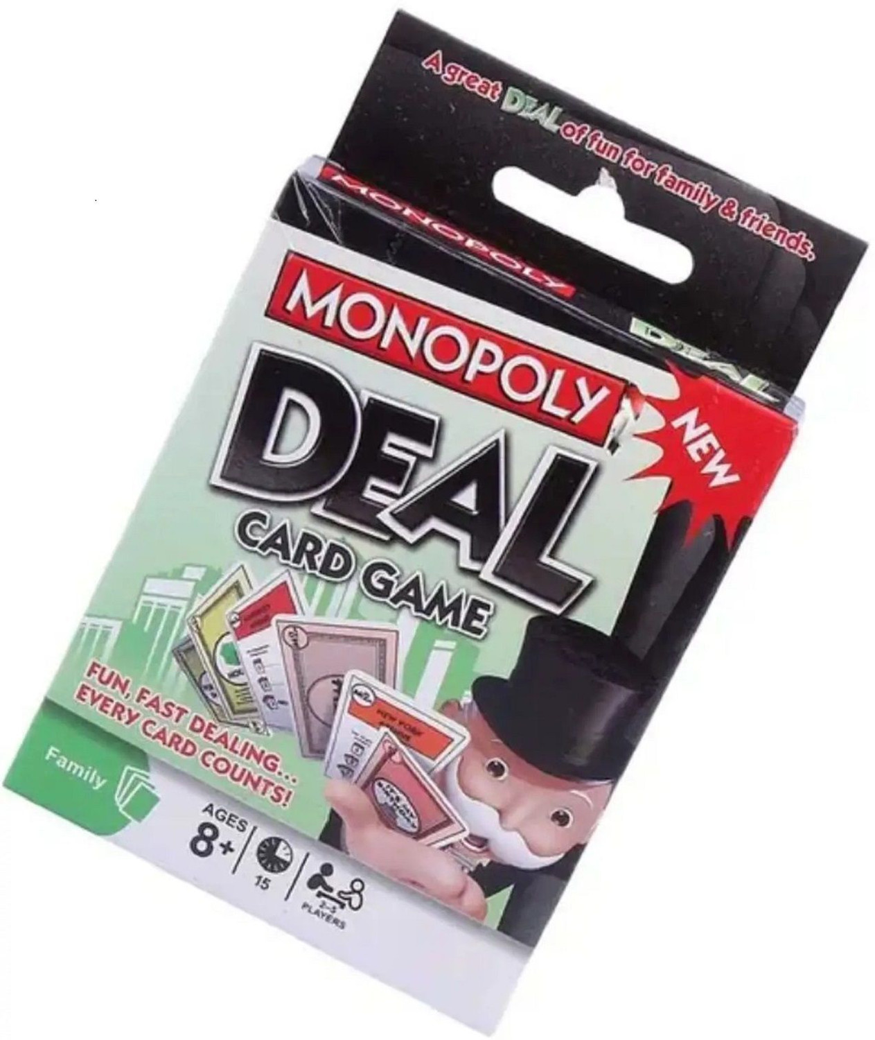 Image of Zokio Monopoly Deal Card Game Fun Family Game Quick and Entertaining Party Game .