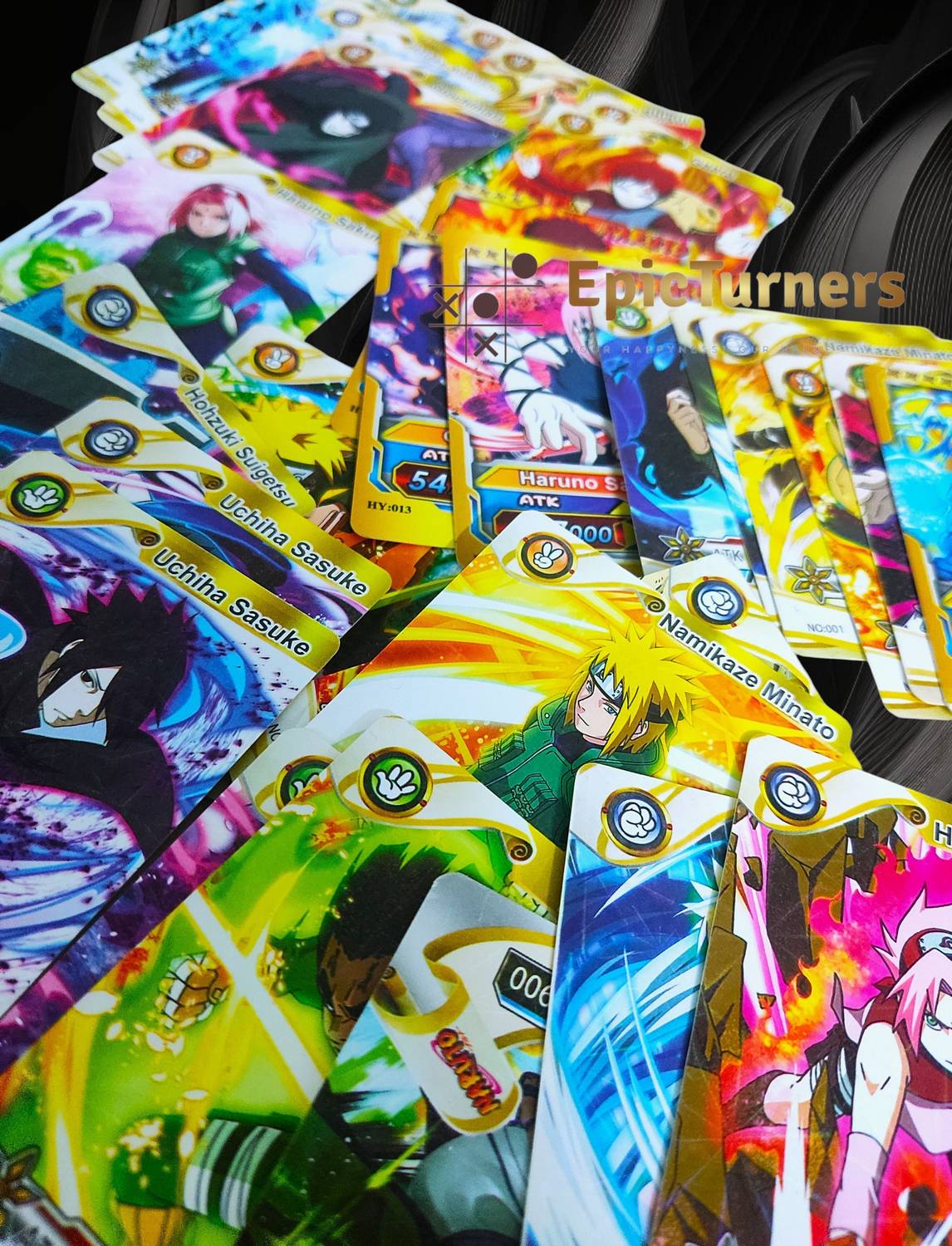 Tarosᯅ̈様５点まとめ売り Turners Prime Naruto Cards Pack of 300 Pcs All Characters Anime