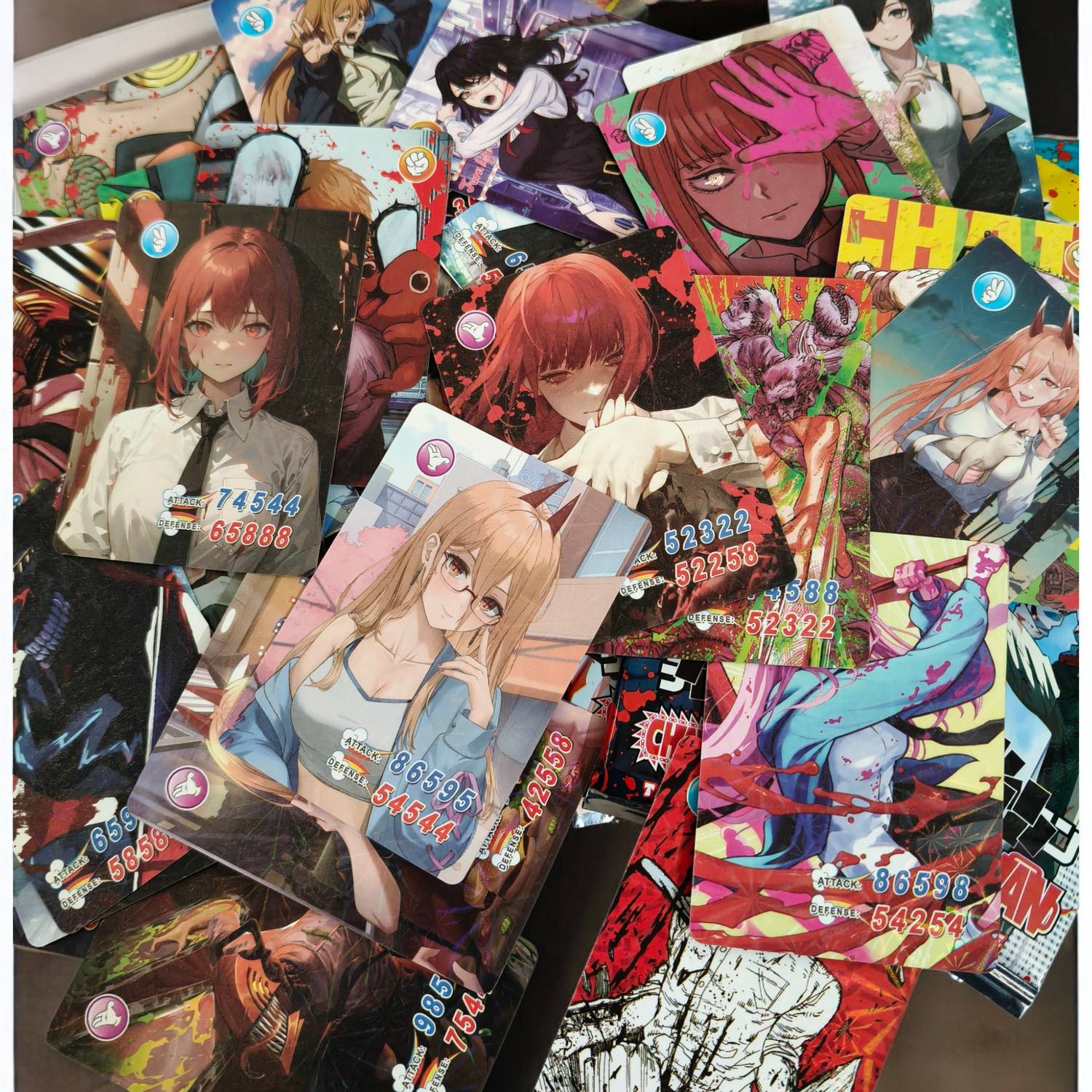 EpicTurners Premium Chainsaw Man Trading Cards Booster Set of 80
