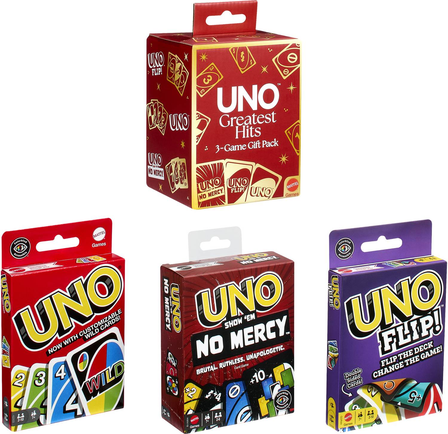 Mattel Greatest Hits Gift Pack with 3 Card Games - Image 2