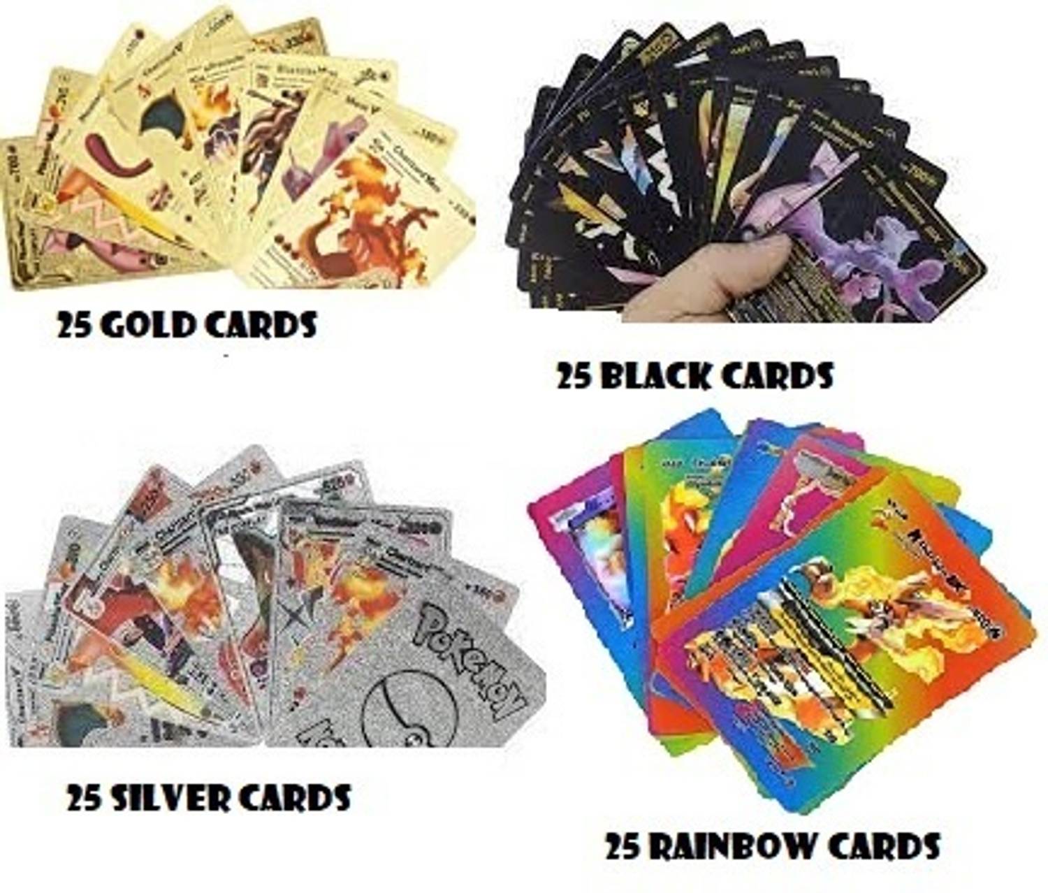 6-poikemon-25-gold-25-black-25