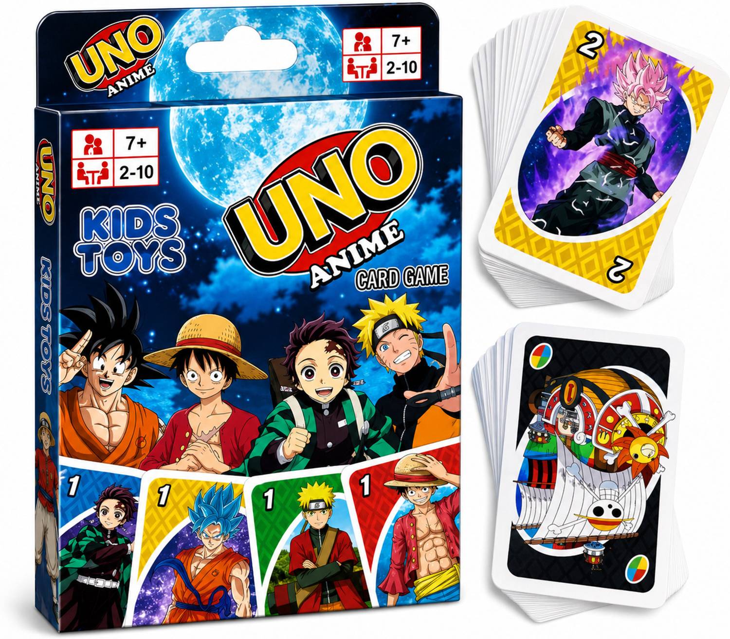 YTO UNO Anime Card Game Multicolor - Image 2