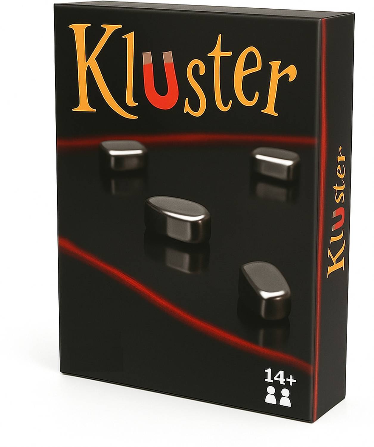 AweStuffs Kluster Magnet Game with 20 Magnetic Stones, 2 Strings & a Portable Storage Bag