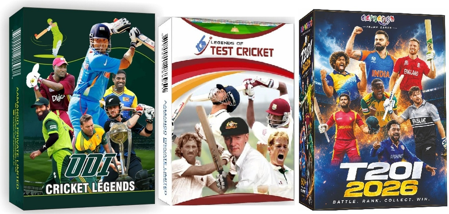 Image of Aamango International Cricket collection (International Test + ODI + T20)