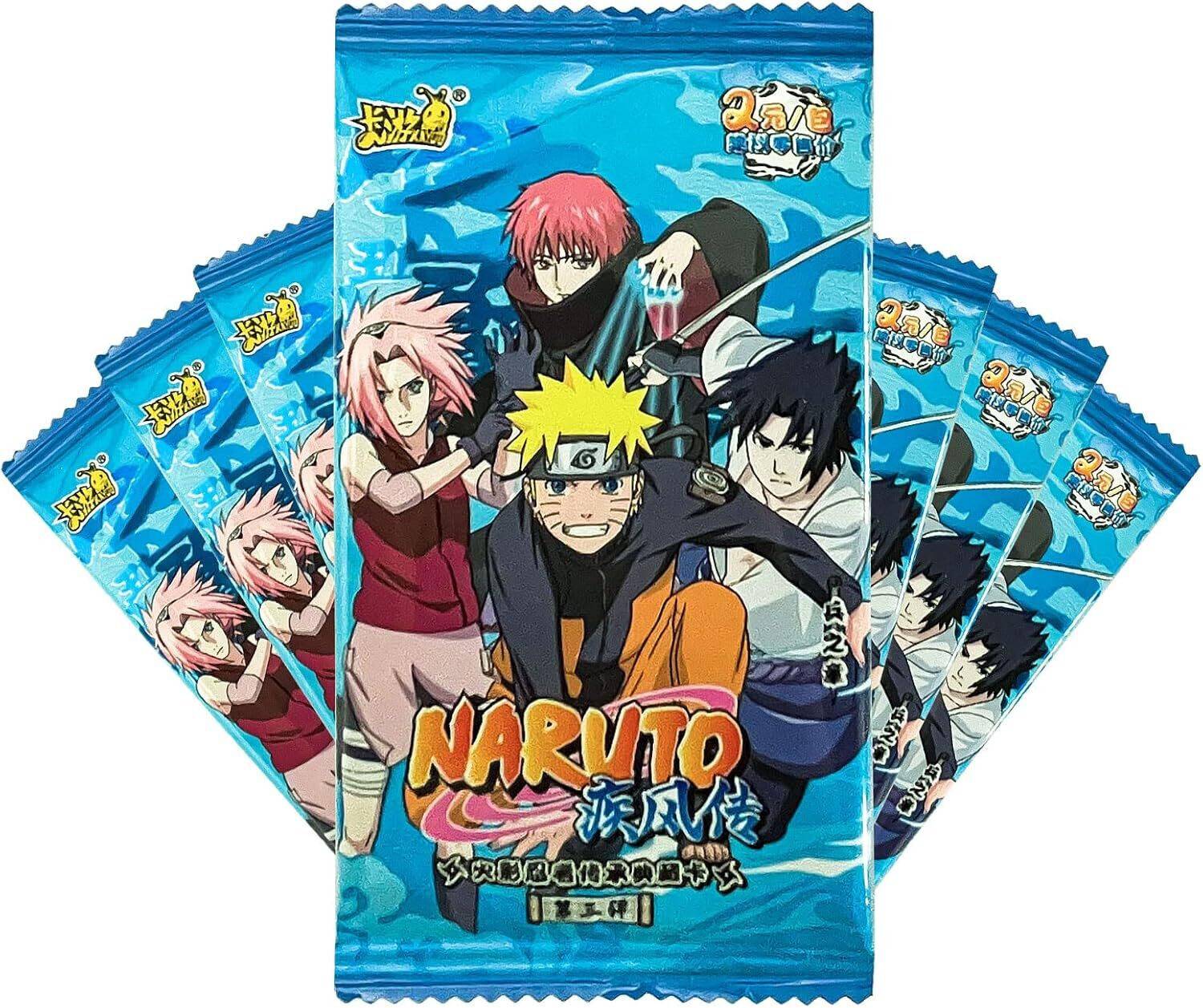 NITYOG Naruto A Card Game For Kids (18 Packets =144 Cards