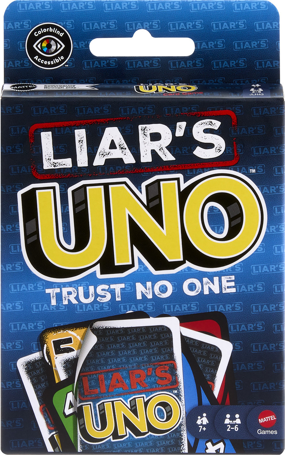 Image of mattel GAMES Liars UNO Card Game for Adults, Kids, Families, Parties & Game Nights