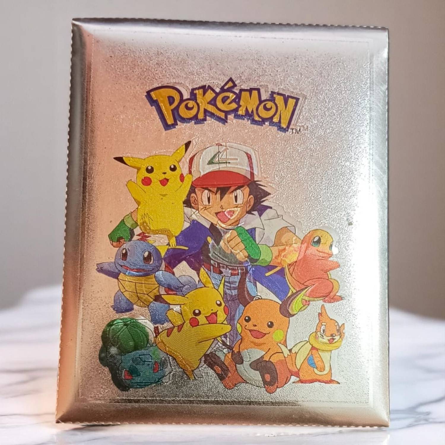 AKTOON TOYS Collectible Pokemon 10 PCS Silver Foil Playing Cards