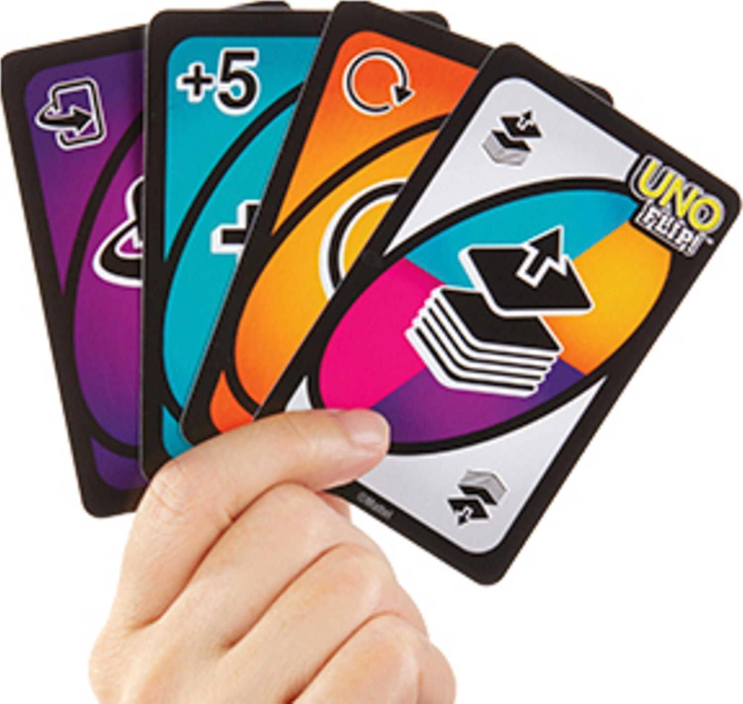 Zuigo UNO FLIP Colour & Number Matching Card Game, 108 UNO Cards
