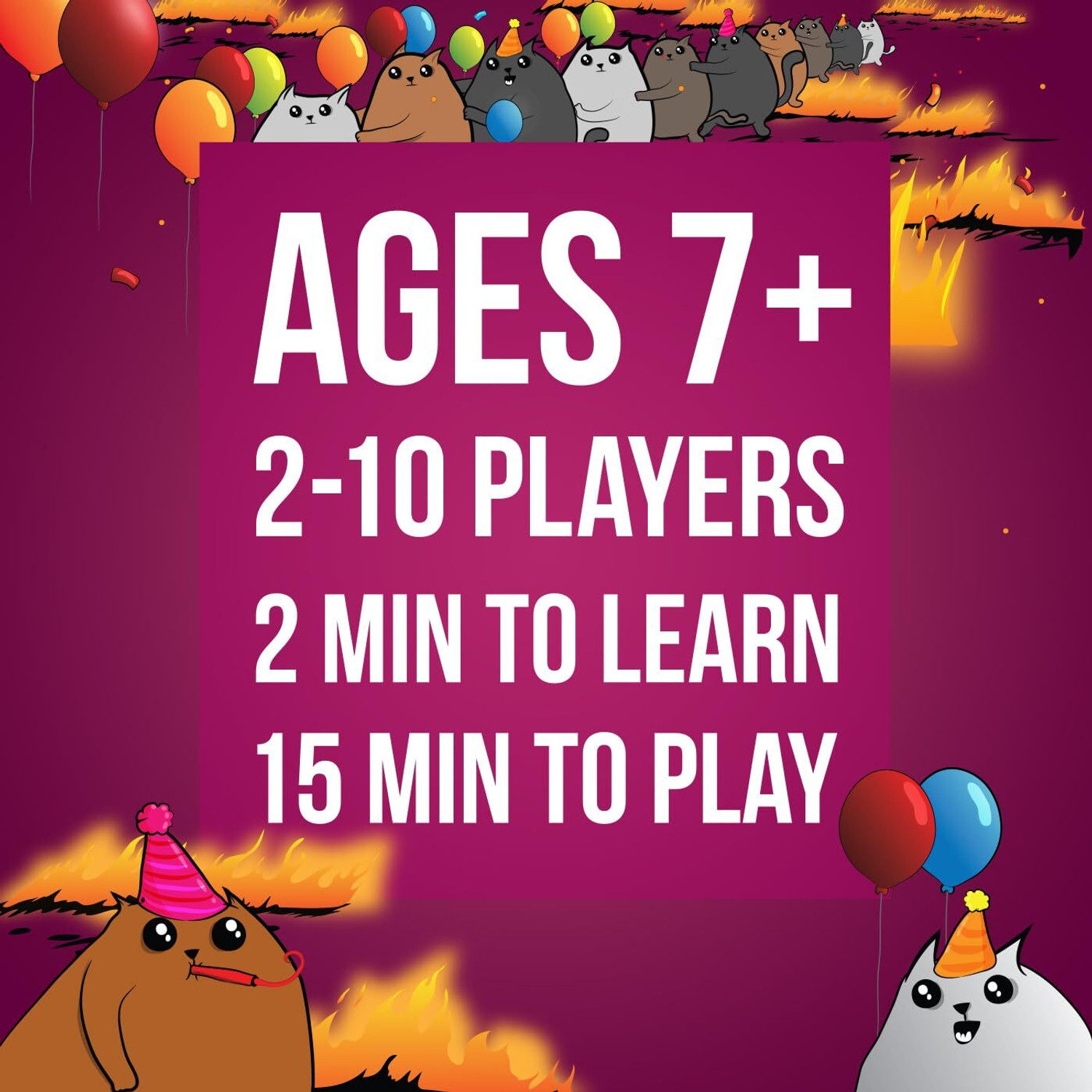 Image of Magnemite Exploding Kitten Party Pack Card Game for Kids