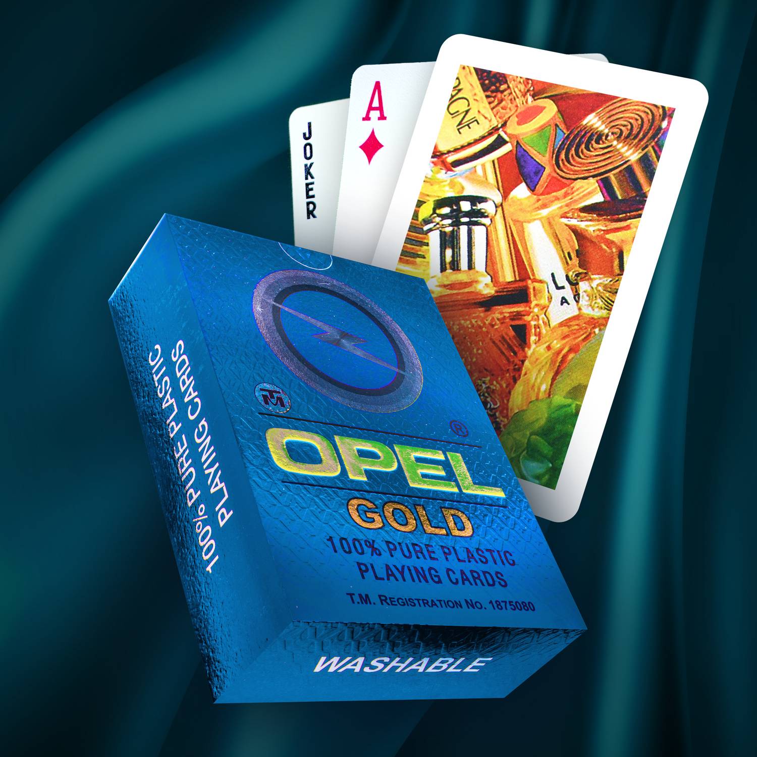 Emperor Opel Gold 100% Pure Plastic Playing Cards Game