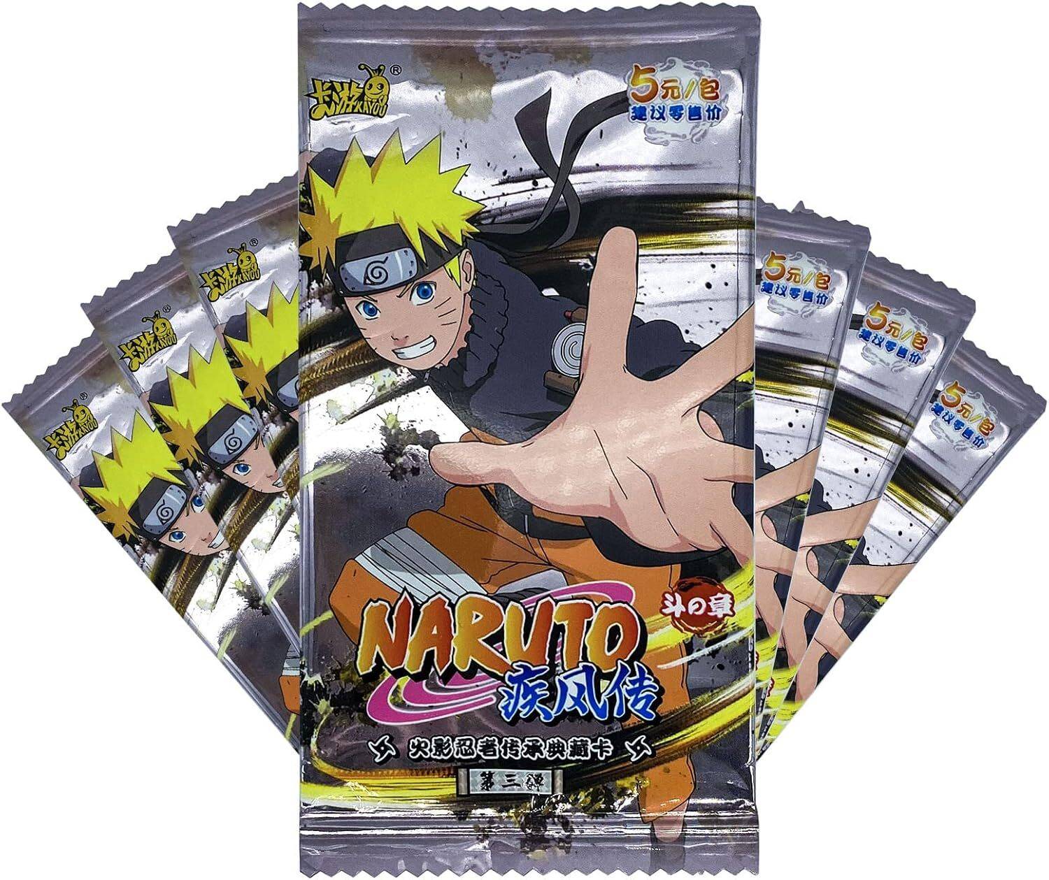 NITYOG 80 Naruto Cards Game For Kids (10 Packets) - 80 Naruto