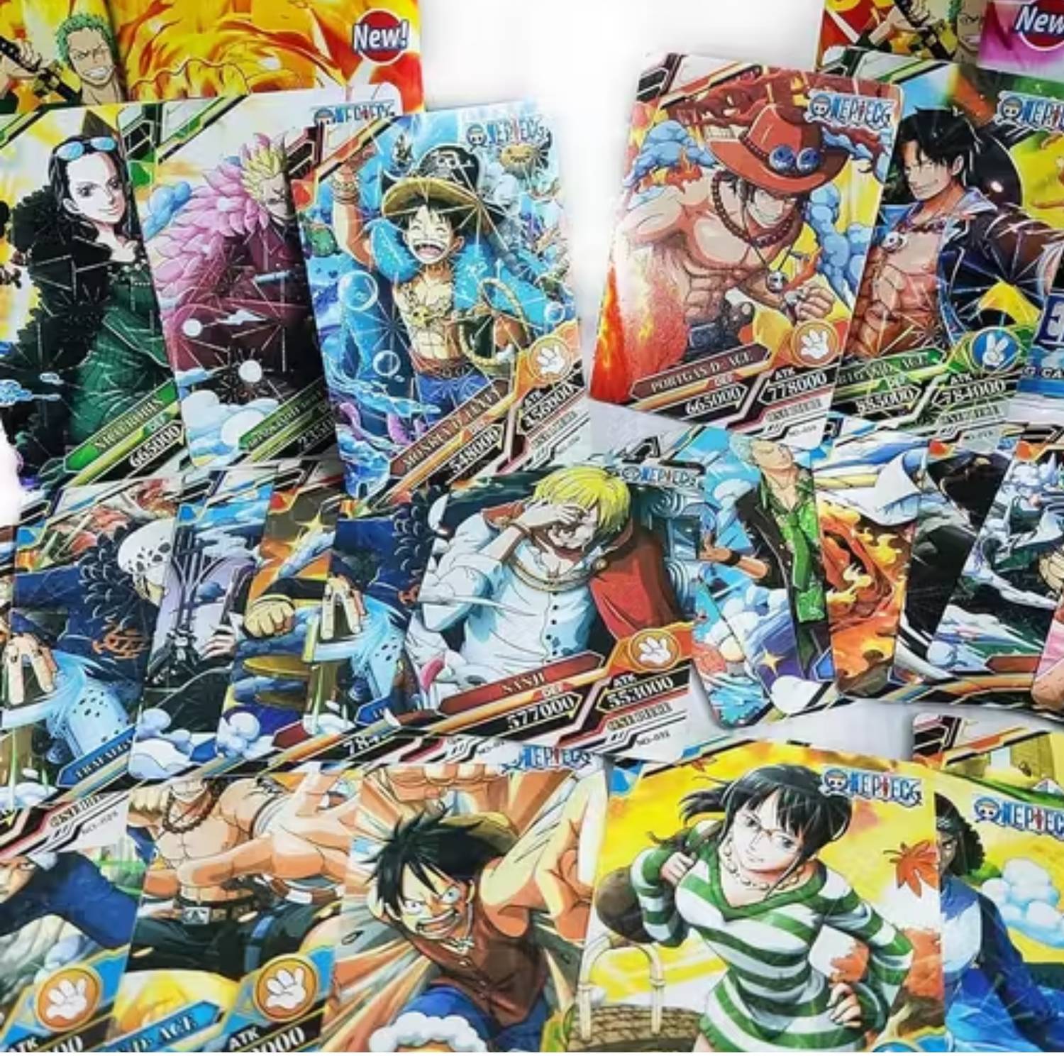 WOYR 18 Pack (144 Cards) One Piece Anime Luffy Zoro Sanji Booster