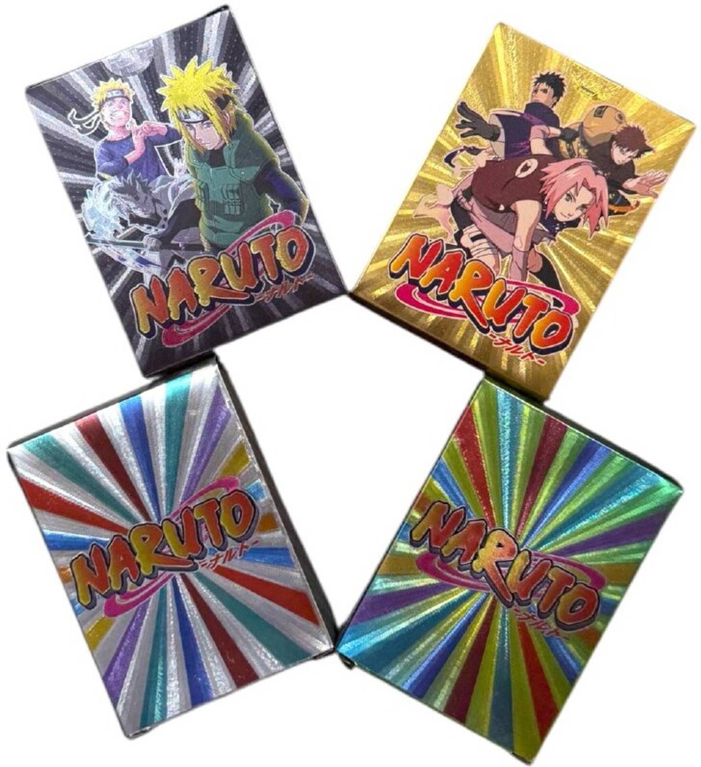 lilheaven 20Pc Naruto Cards Waterproof Playing For Kids (5Pc Each