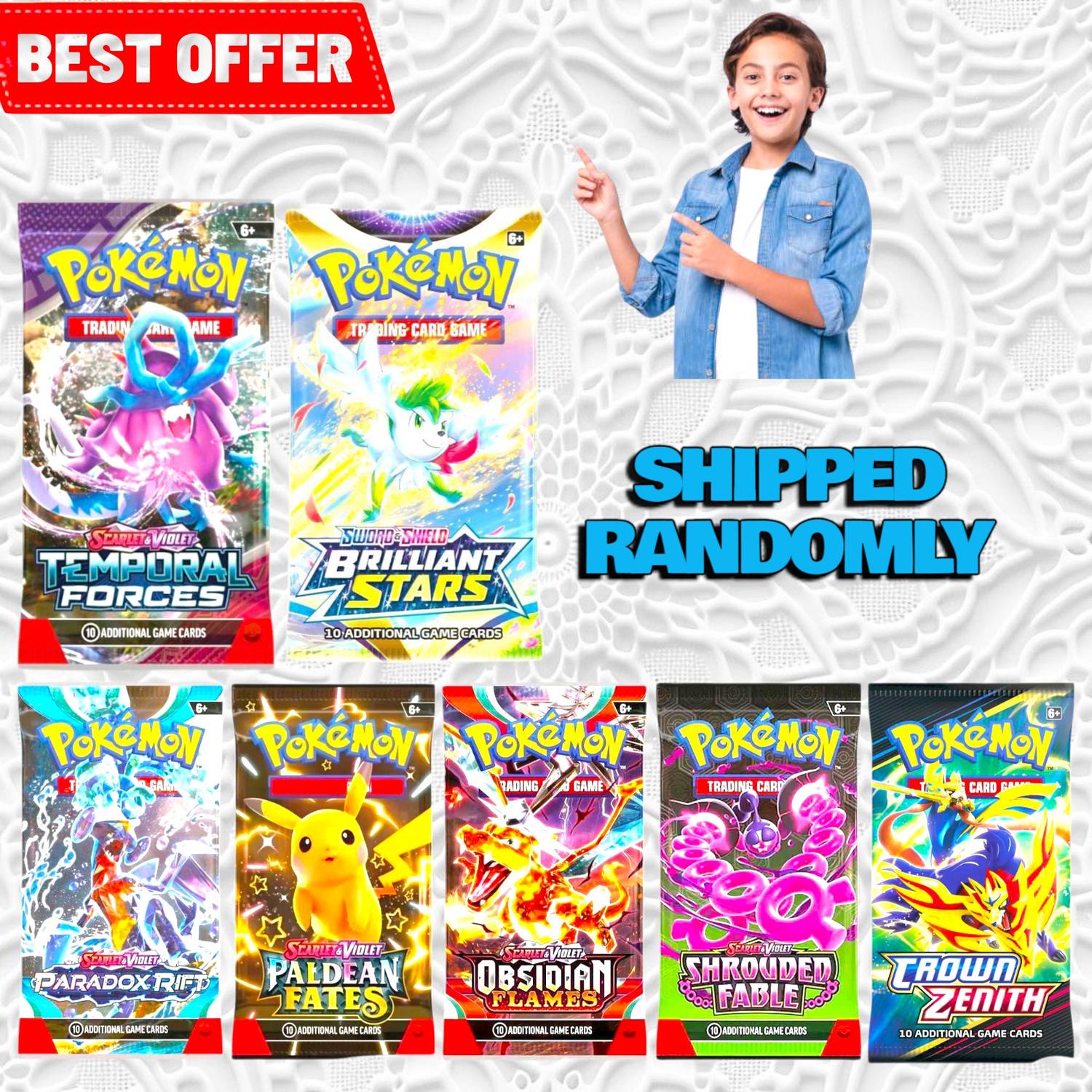 taka saki 300 POKEMON CARDS ORIGINAL TRADING CARD PACK SET - 300