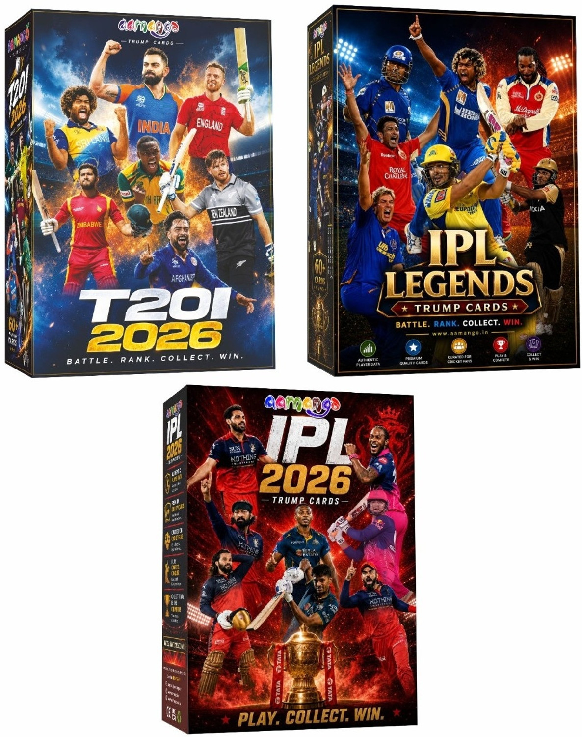 Image of Aamango T20 Cricket collection (T20 + IPL + IPL Legends)
