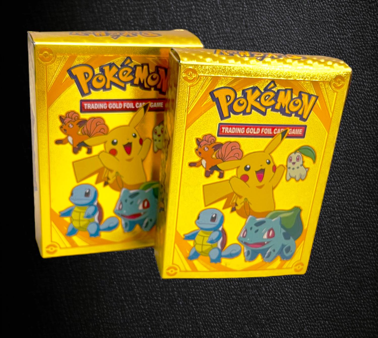 55pc gold pokemon cards WOYR 2 Set 55pc each Pokemon Gold V Series Vmax Gx Playing Card