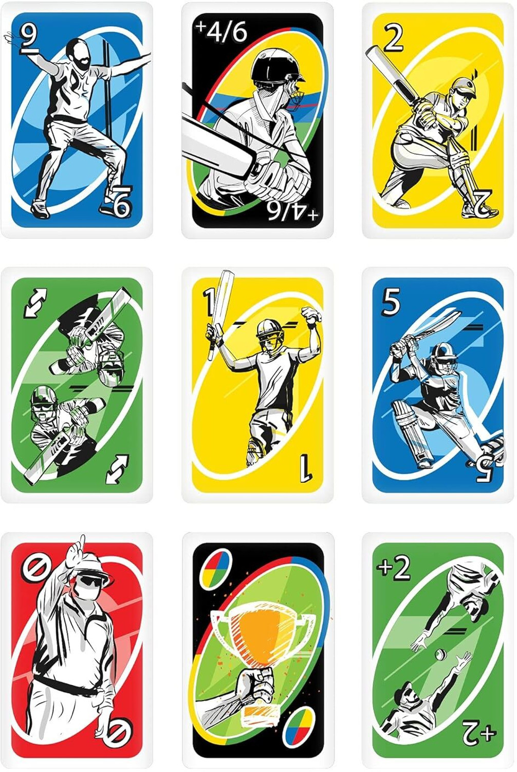 Image of TMA ENTERPRISES UNO Cricket & UNO Flex Card Game Combo