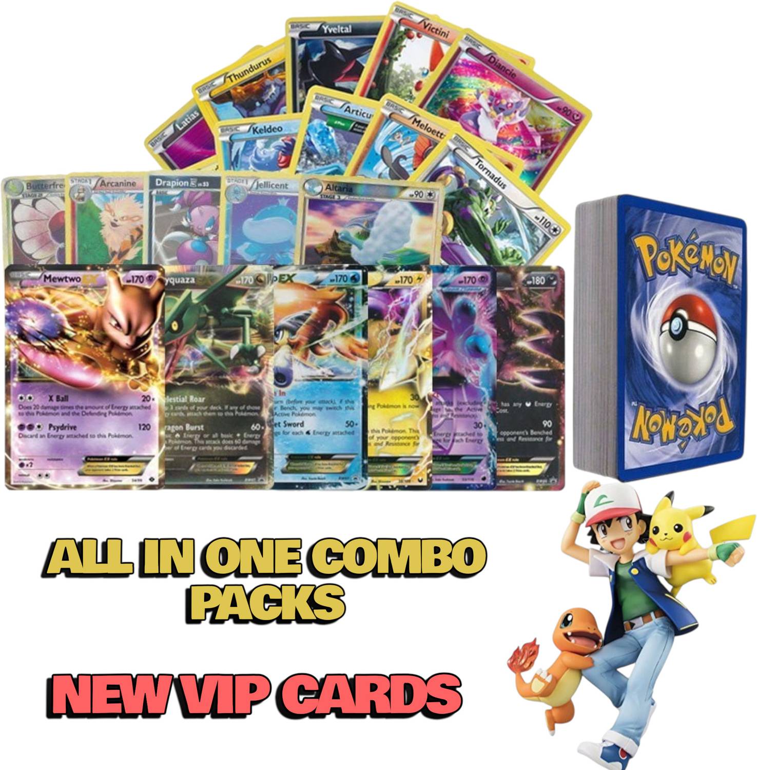 taka saki Pokemon cards 56 CARDS EX GX V MAX packets - Pokemon