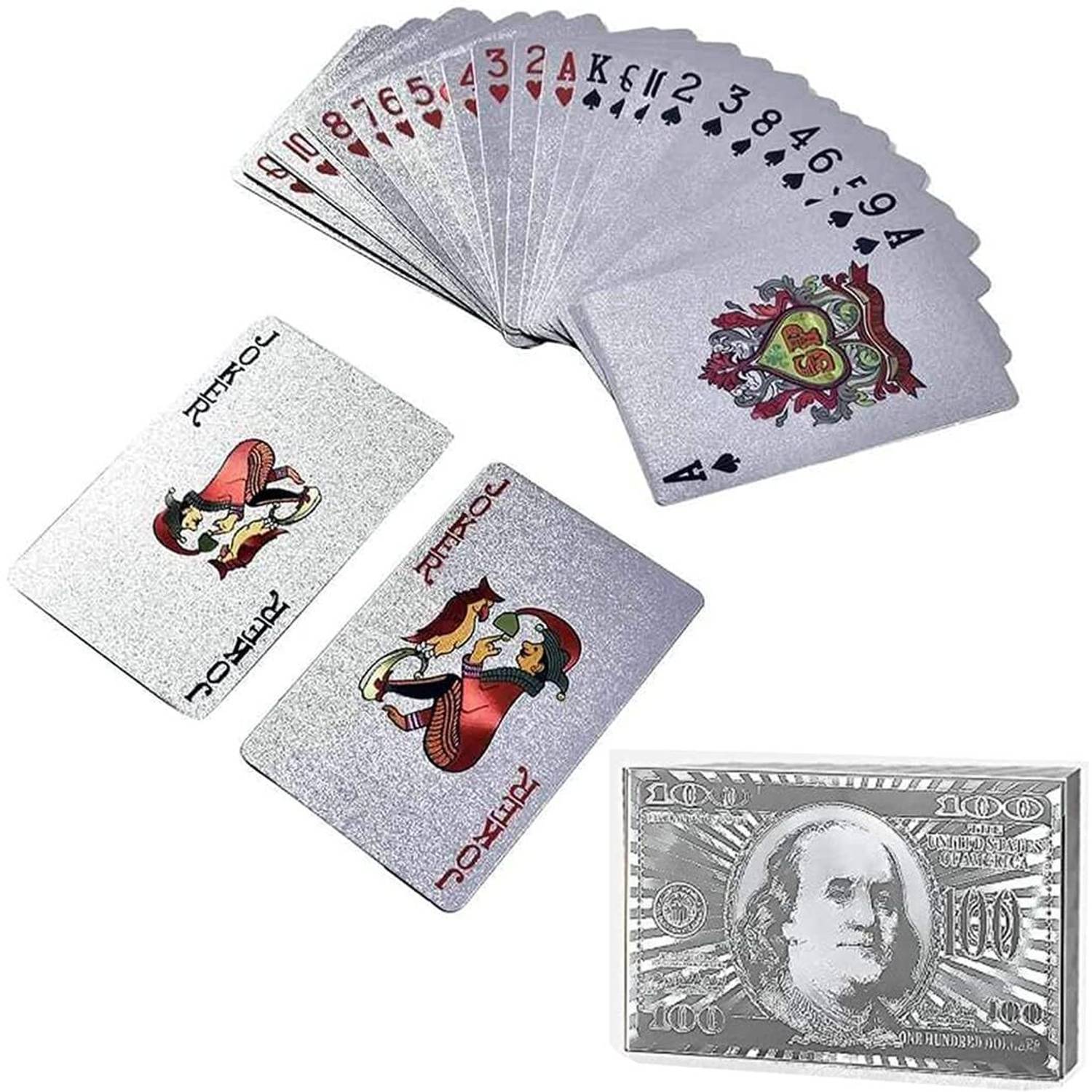 Zuigo Silver Foil Waterproof Plastic Cards - Image 1
