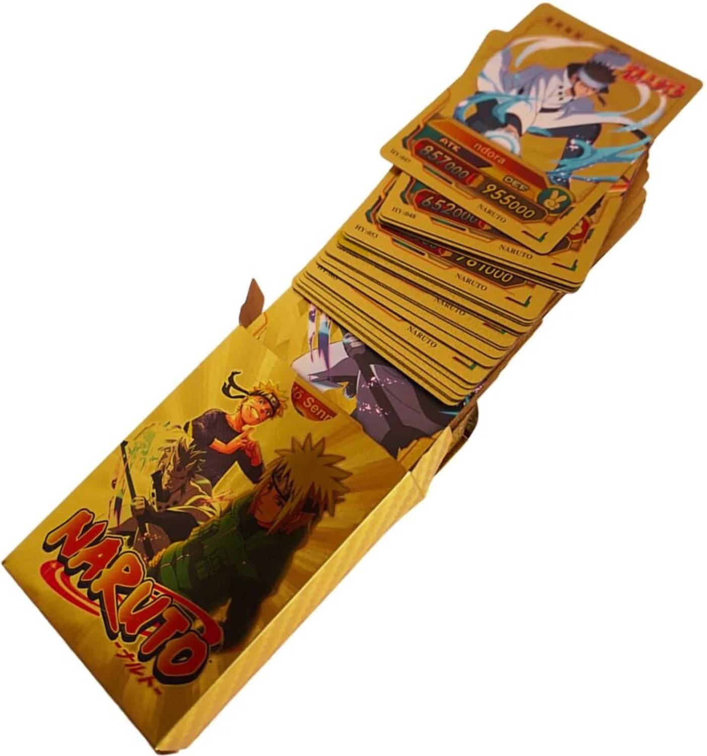 Space Age 55-Pcs Naruto Cards Booster Box Foil Cards TCG Deck Box