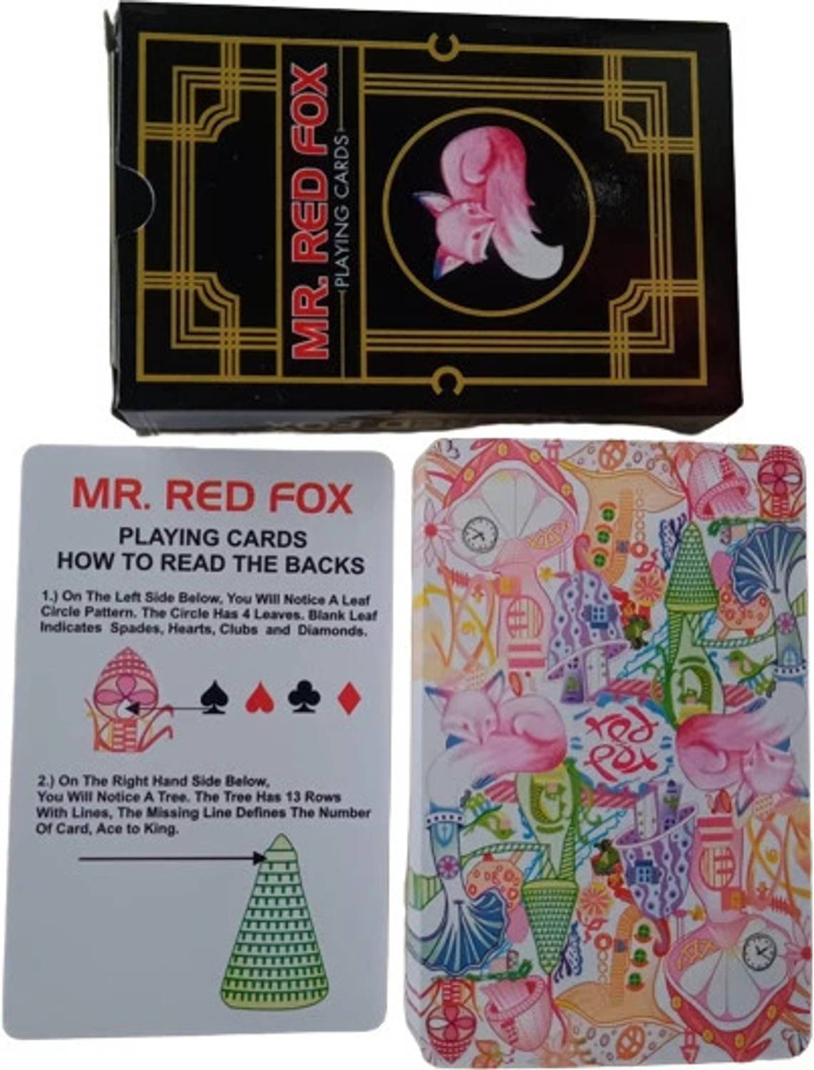 R.s.Magic Mr Red Fox Marked Deck - Image 1