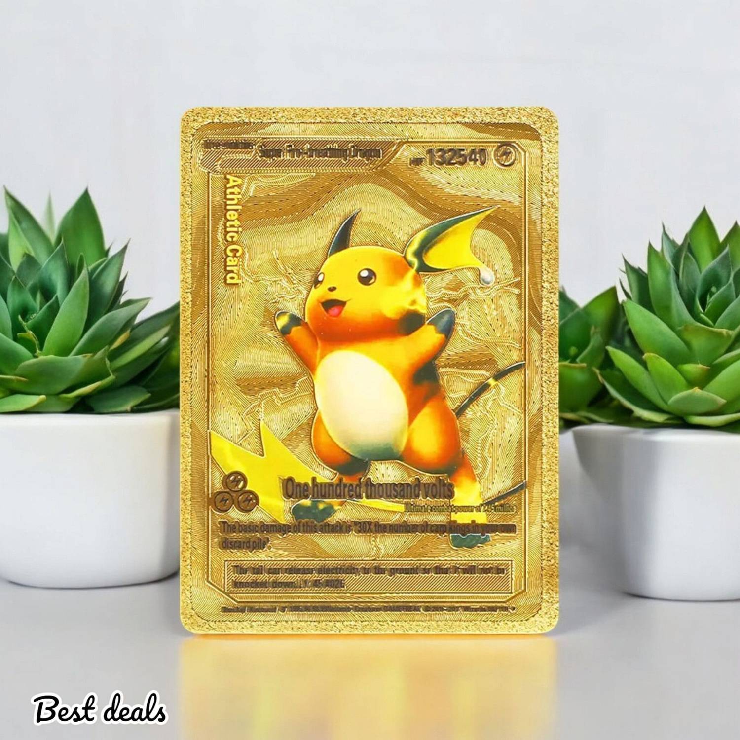 Bestdeals New Pokemon Cards for Boys, Rare Pokemon Cards with 100000 HP or  Higher