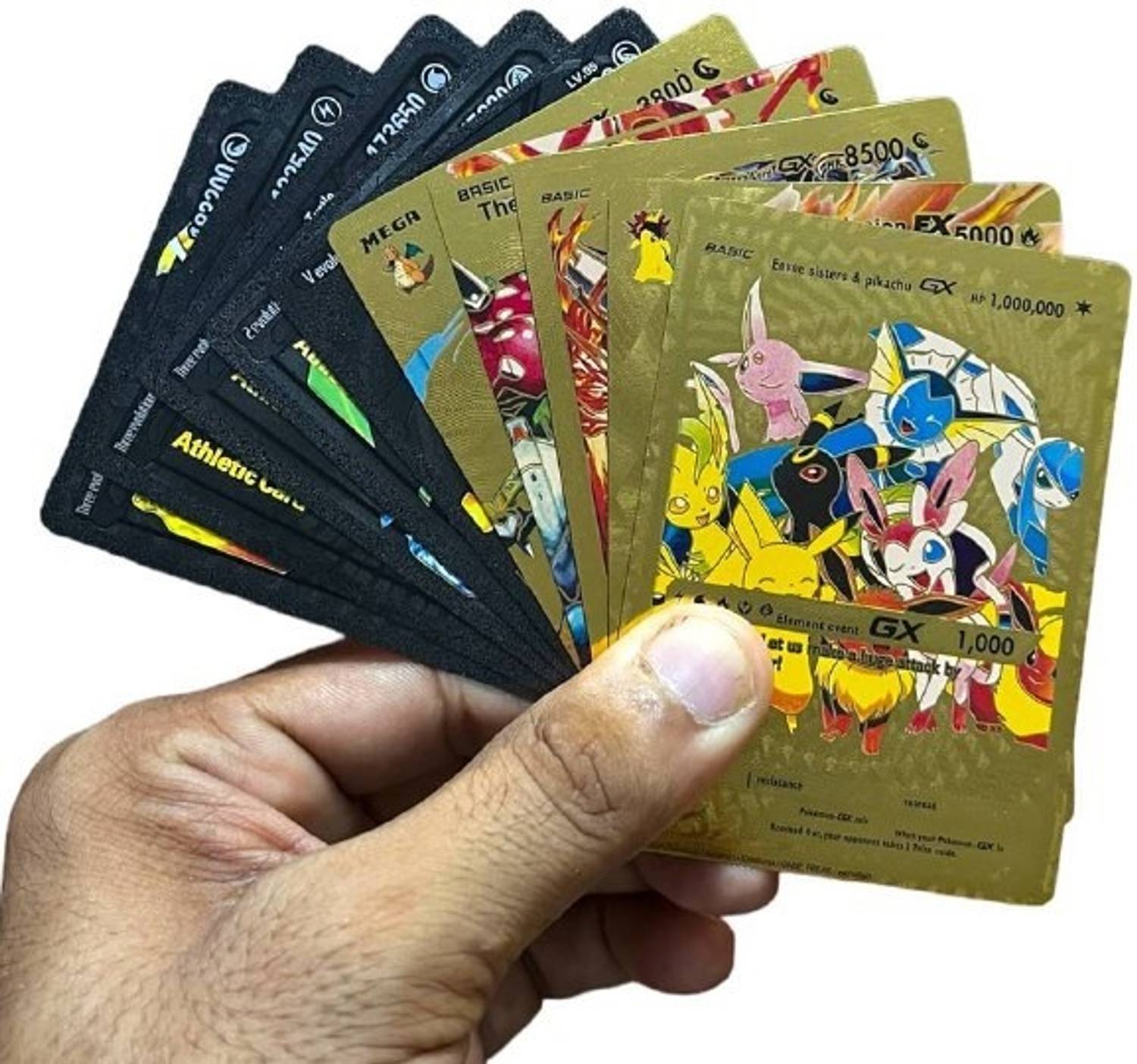 athletic pokemon cards Amazon.com: Pokemon 5 Full Art Trainer Card Lot - X1 Secret Rare, X4 Full  Art Etched Cards