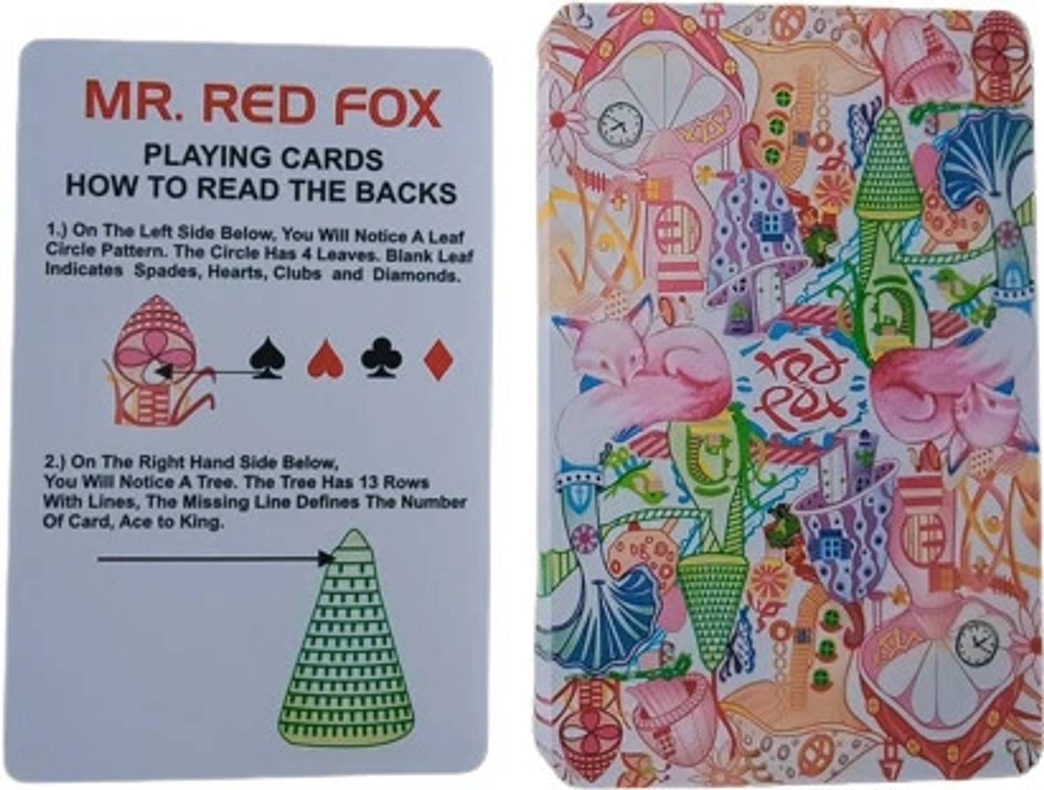 R.s.Magic Mr Red Fox Marked Deck - Image 2