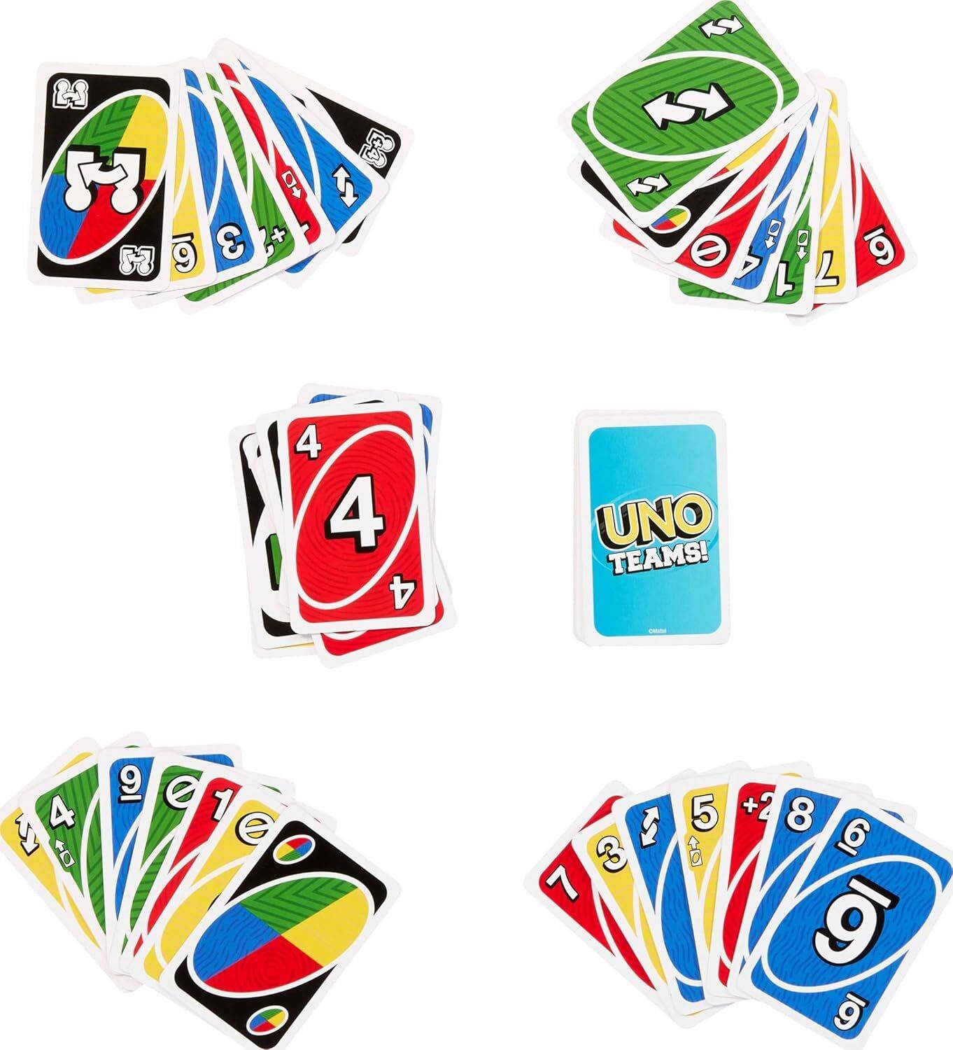 TMA Uno Flex, Teams, All Wild & DOS Party Pack Card Game Combo - Image 3