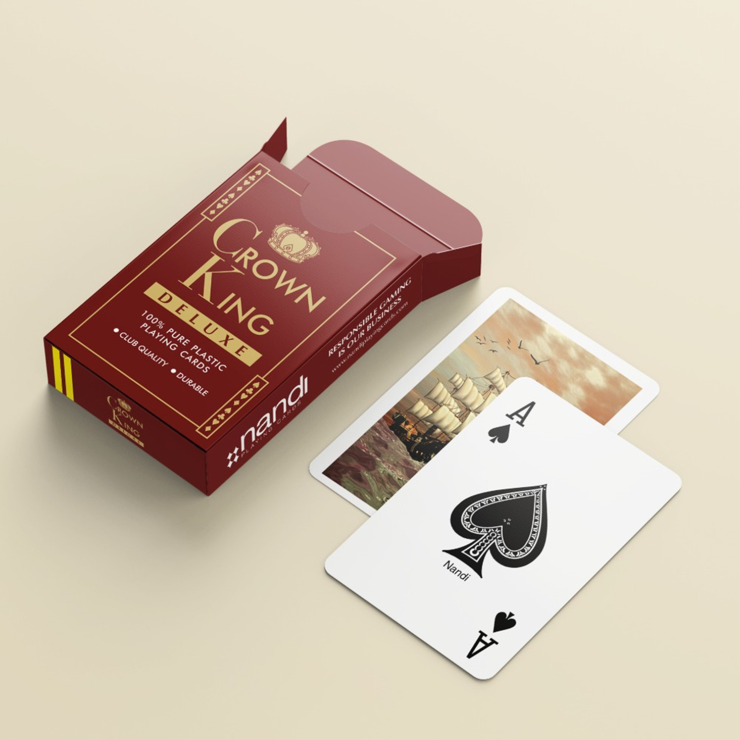 Image of Nandi Playing cards Crown King Deluxe Pirates