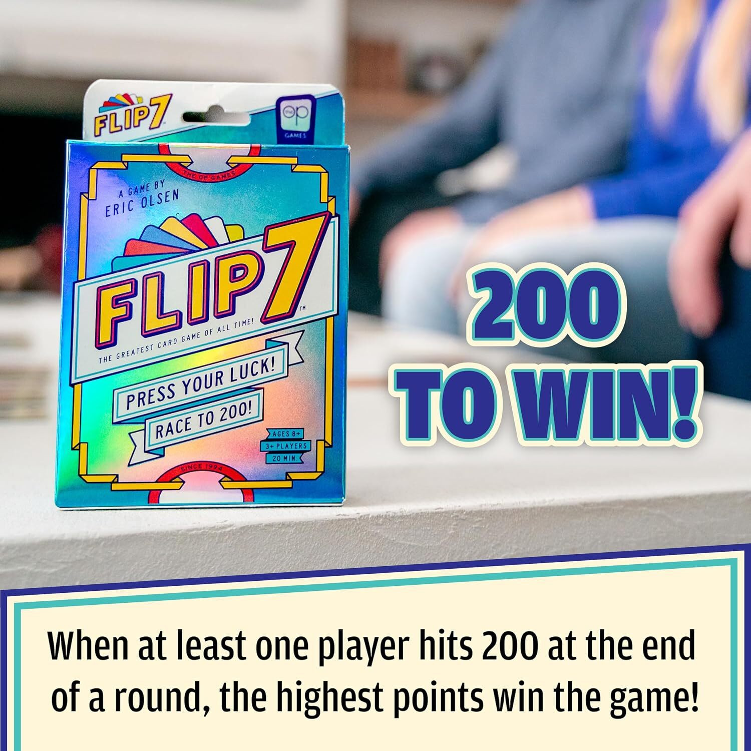 Image of Zuigo Flip 7 Card Game - Fast-Paced Family Strategy Card Game Fun Party & Travel Game. (Multicolor)