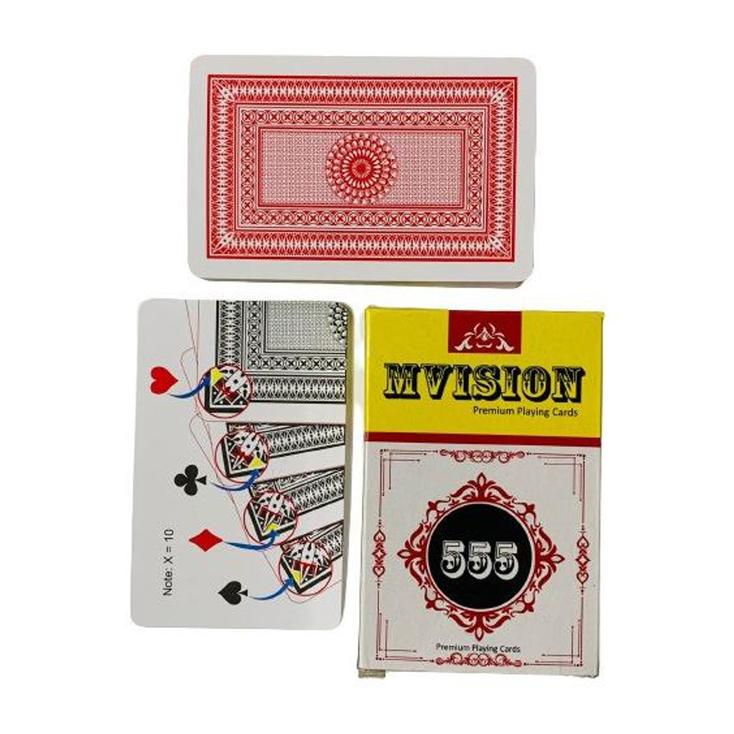 Image of R.s.Magic Tricks 555 Mvision Marked Deck Cheating Premium Playing Card Magic