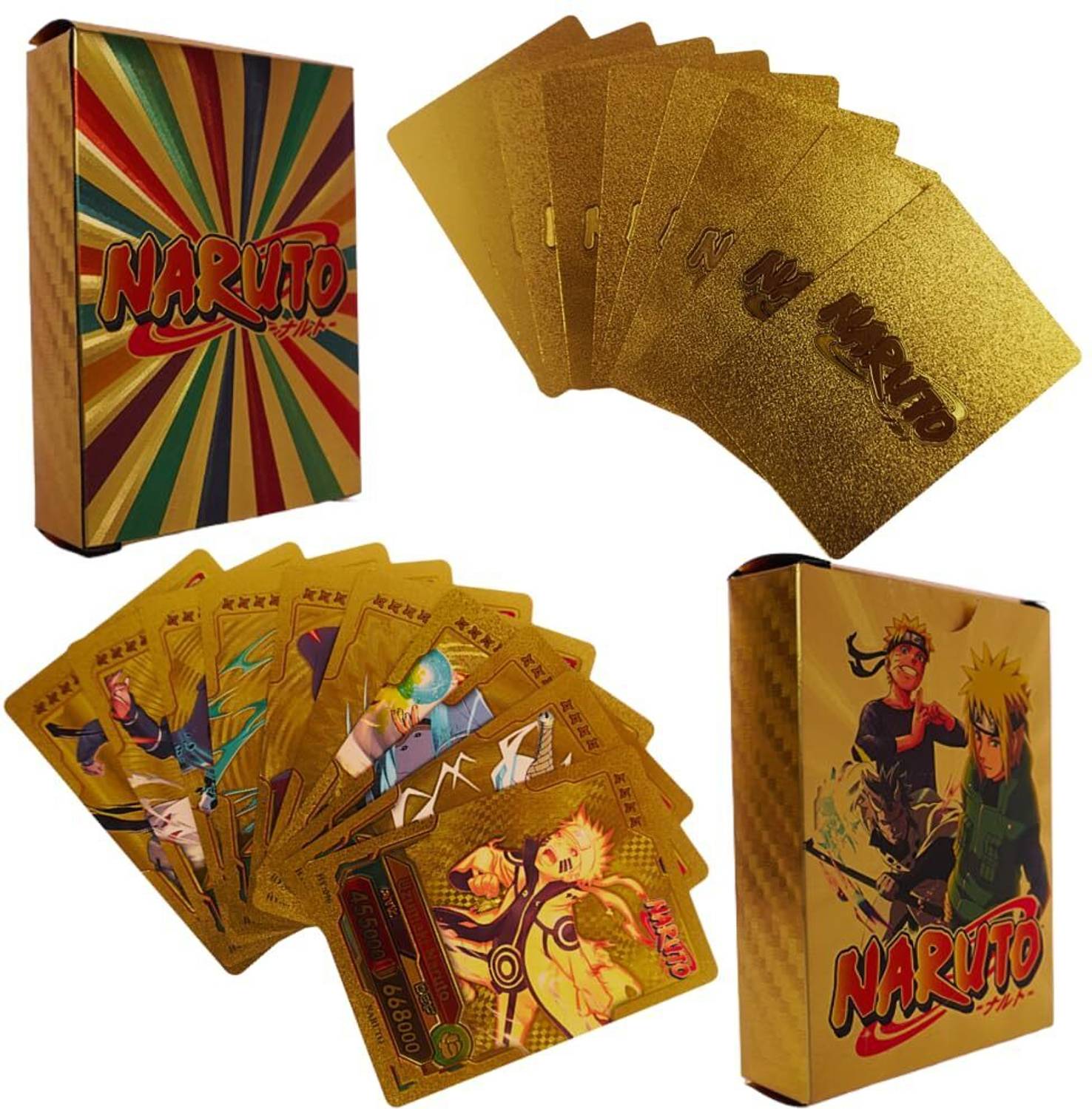 Space Age 55-Pcs Naruto Cards Booster Box Foil Cards TCG Deck Box - V  Series Cards Vmax GX - 55-Pcs Naruto Cards Booster Box Foil Cards TCG Deck  Box - V Series