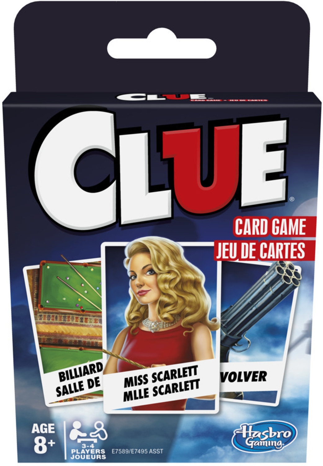 Image of HASBRO GAMING Clue Card Game for Kids, Strategy Game for Kids, Travel Games for Kids