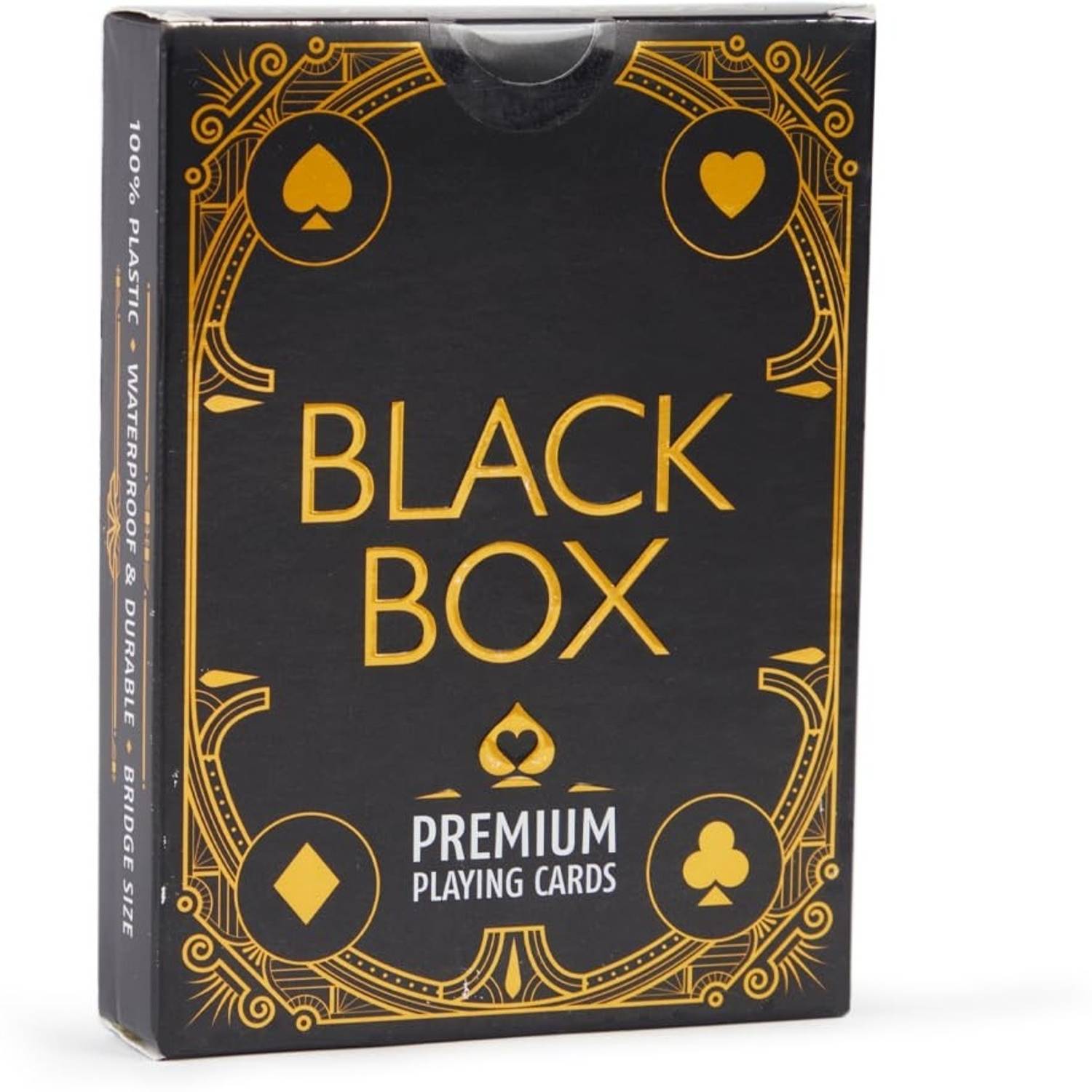 Parksons Black Box Premium Plastic Playing Card Game, Bridge Size
