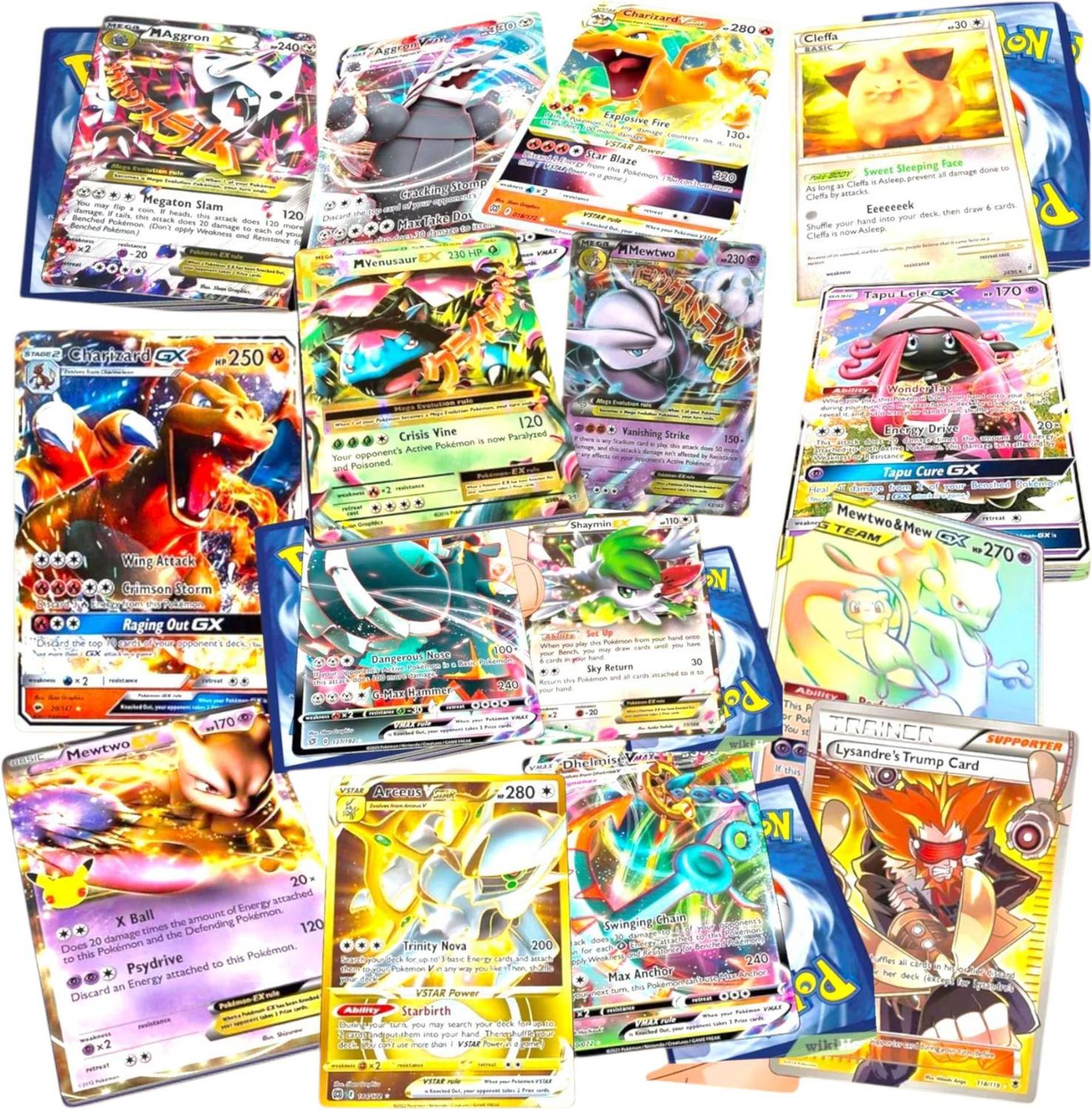 taka saki Pokemon cards 56 CARDS EX GX V MAX VSTAR - Pokemon cards