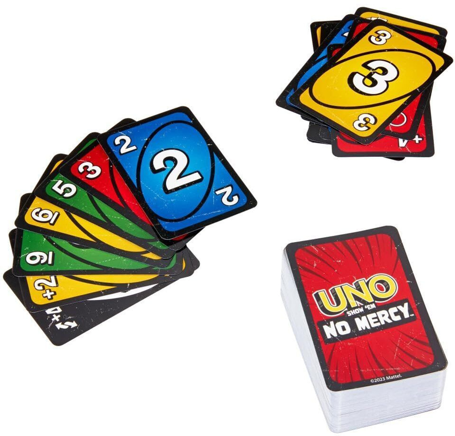 Image of Zokio UNO Show em No Mercy Cards Game Family Parties and Travel For Kids & Adults.-