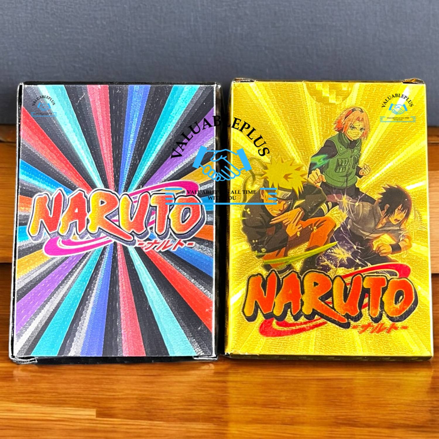 valuableplus Naruto Cards 10Pc Playing Foil Cards ( 5Pc Each Color