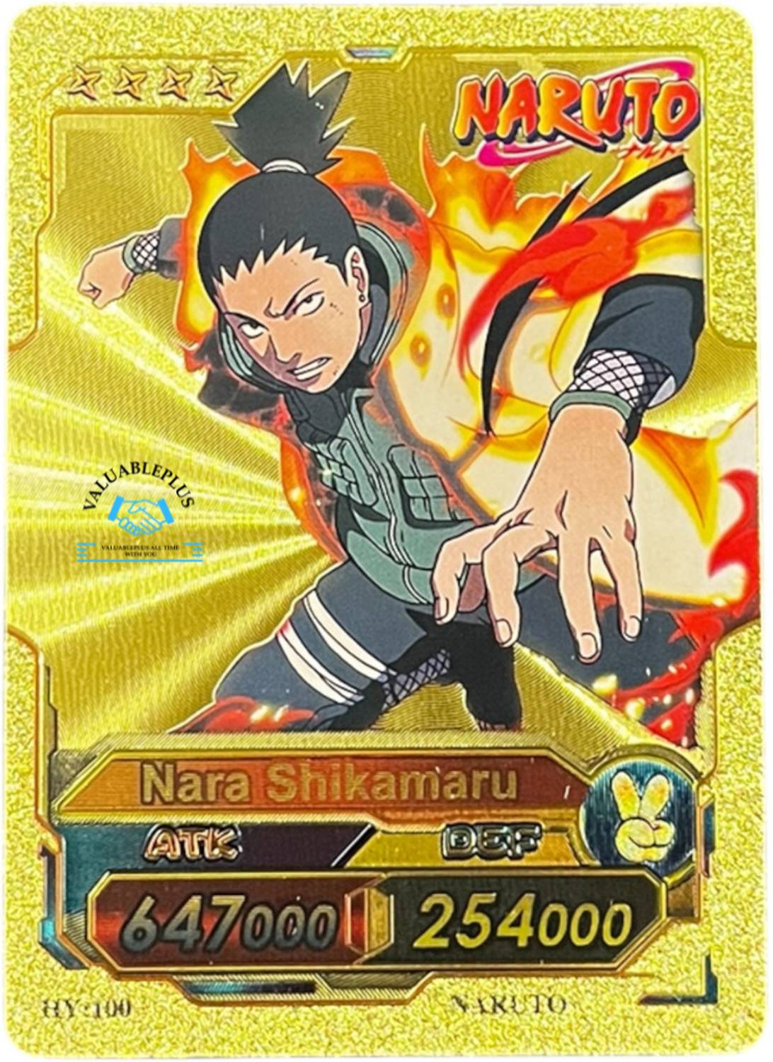 valuableplus Naruto Cards 10Pc Playing Foil Cards ( 5Pc Each Color