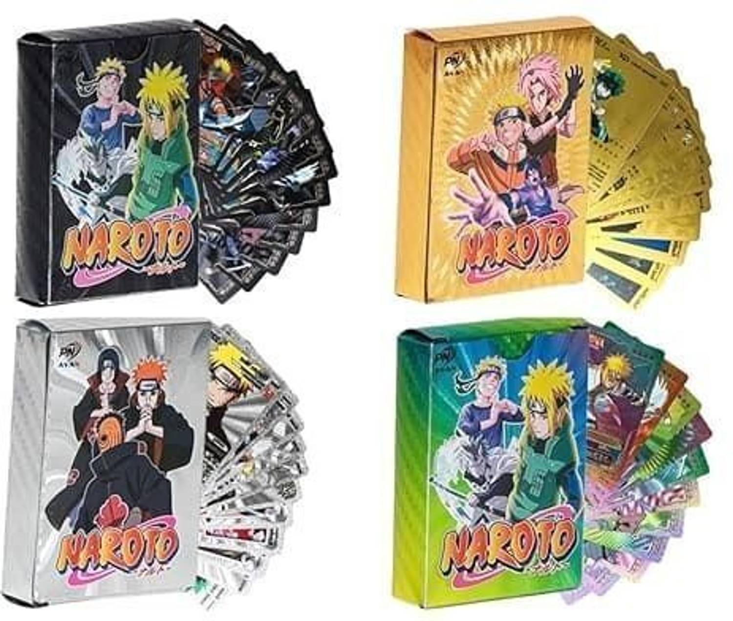 kartkaro Naruto Premium Collector Cards Set | 20 Cards (Gold