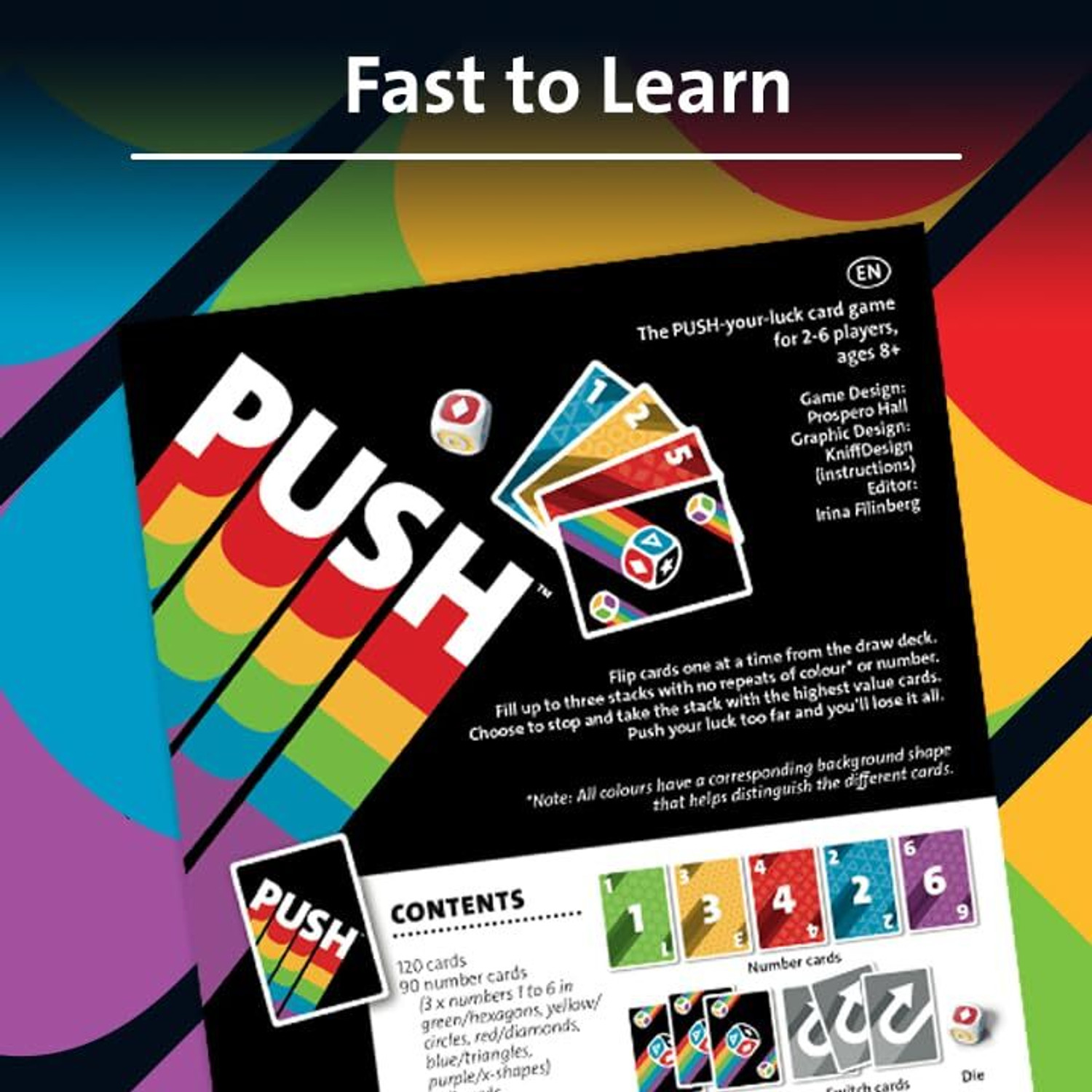 Image of TMA ENTERPRISES Push Card Game by Ravensburger